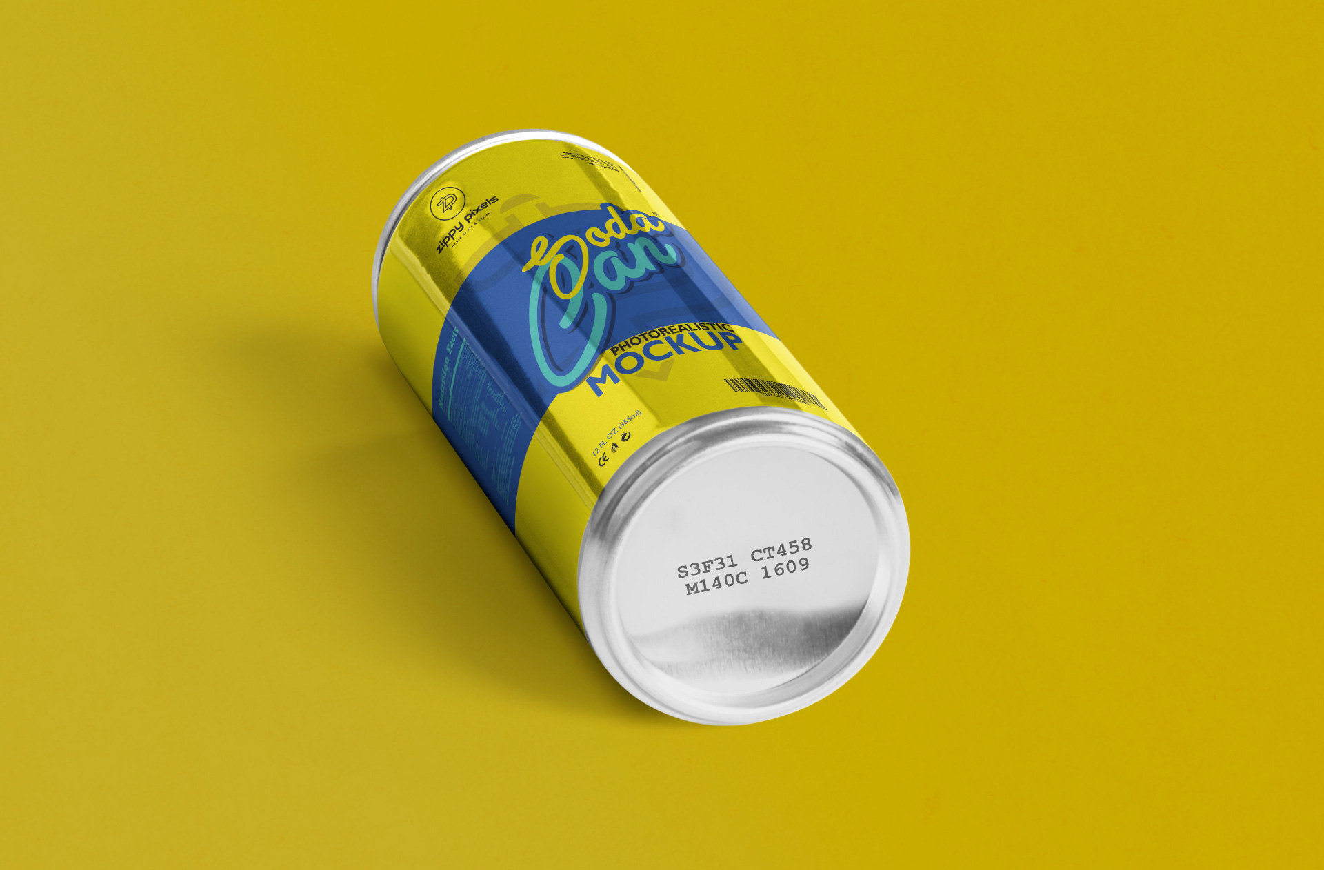 330ml can mockup