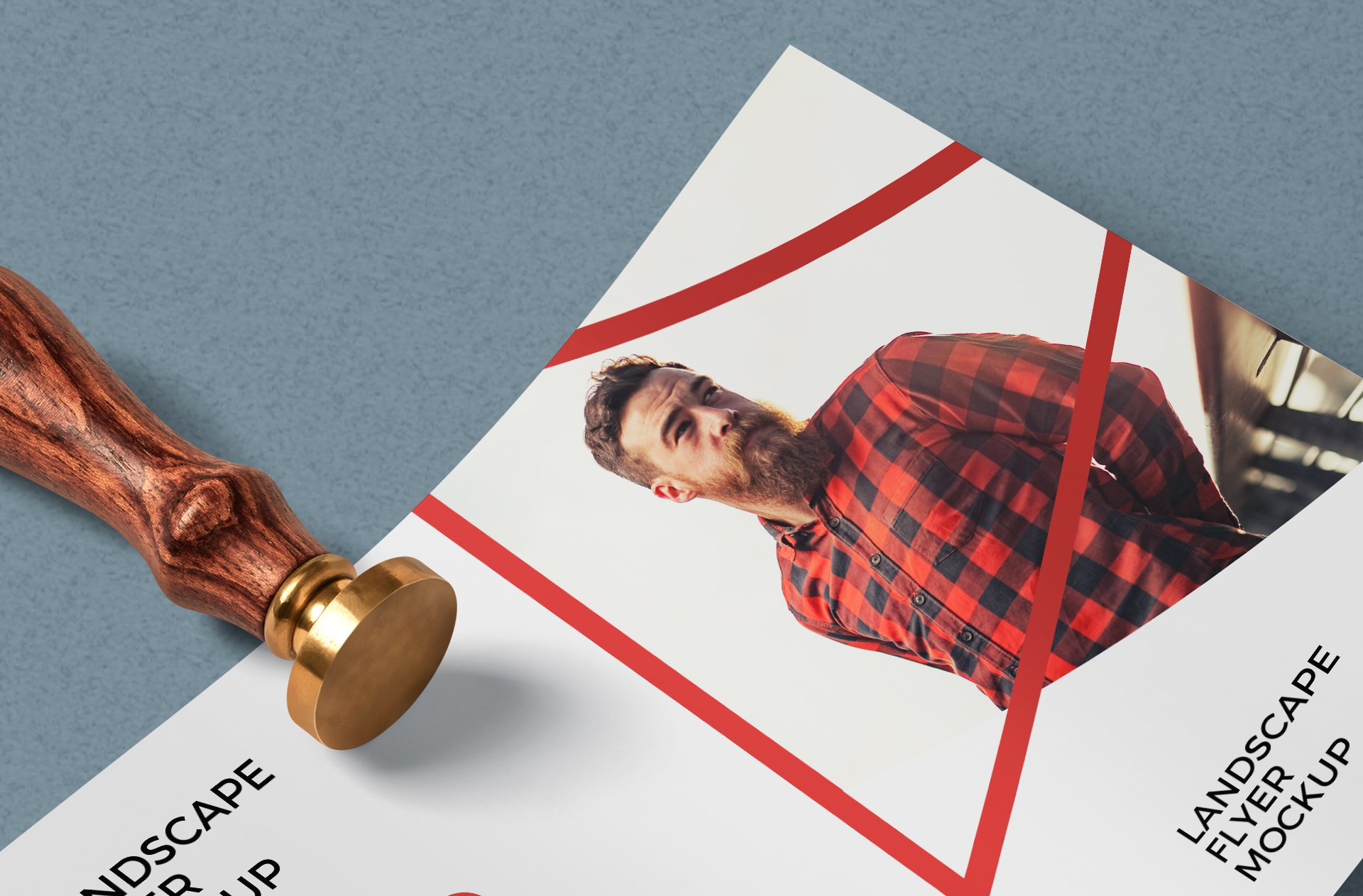 A4 flyer mockup