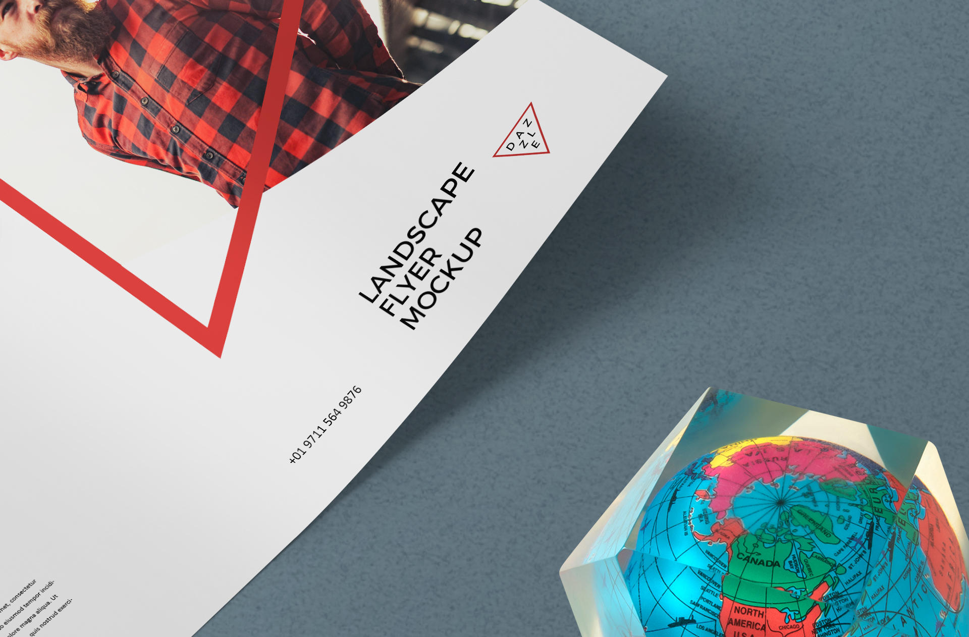 A4 flyer mockup