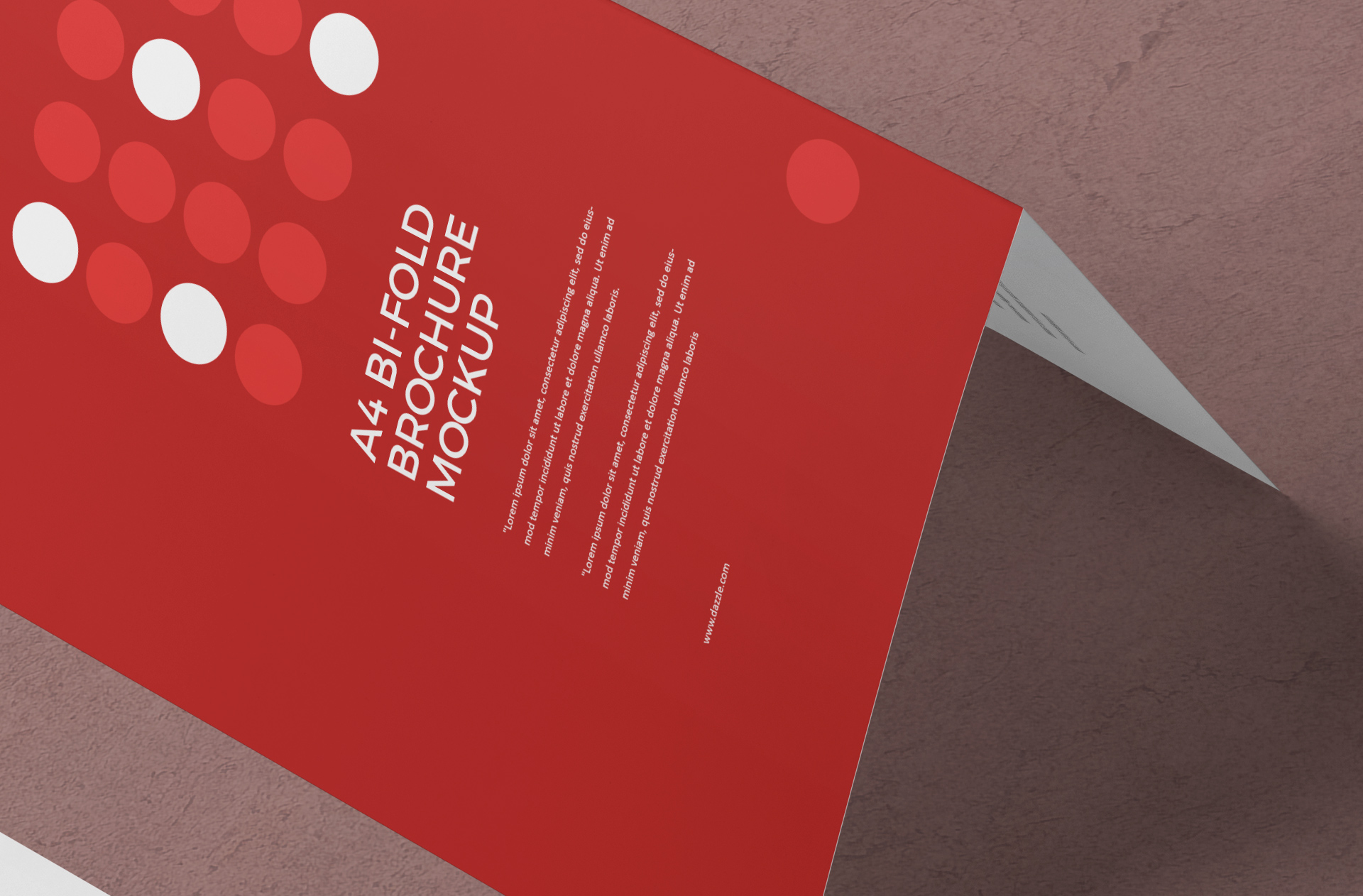A4 brochure mockup