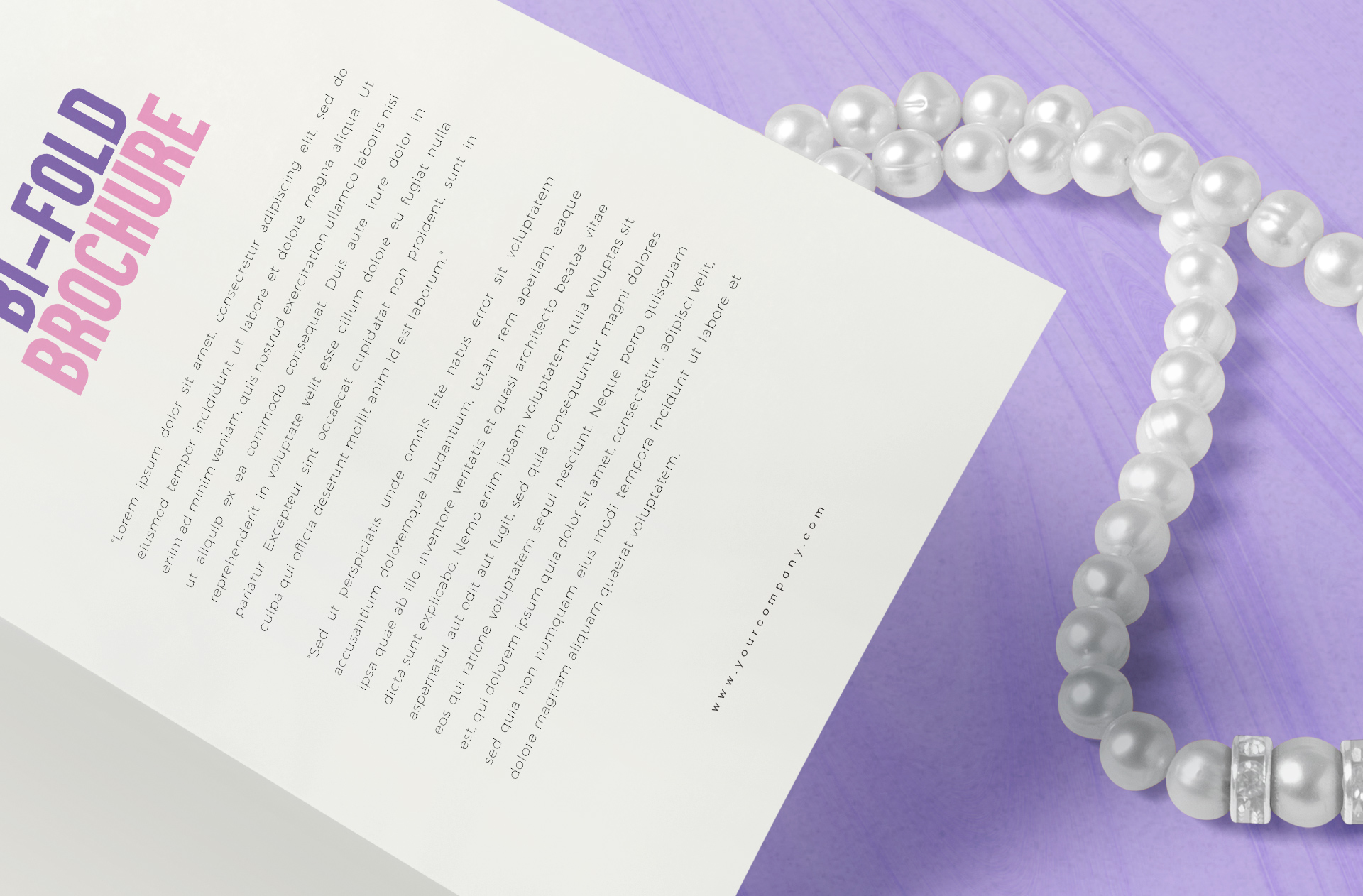 advertising brochure