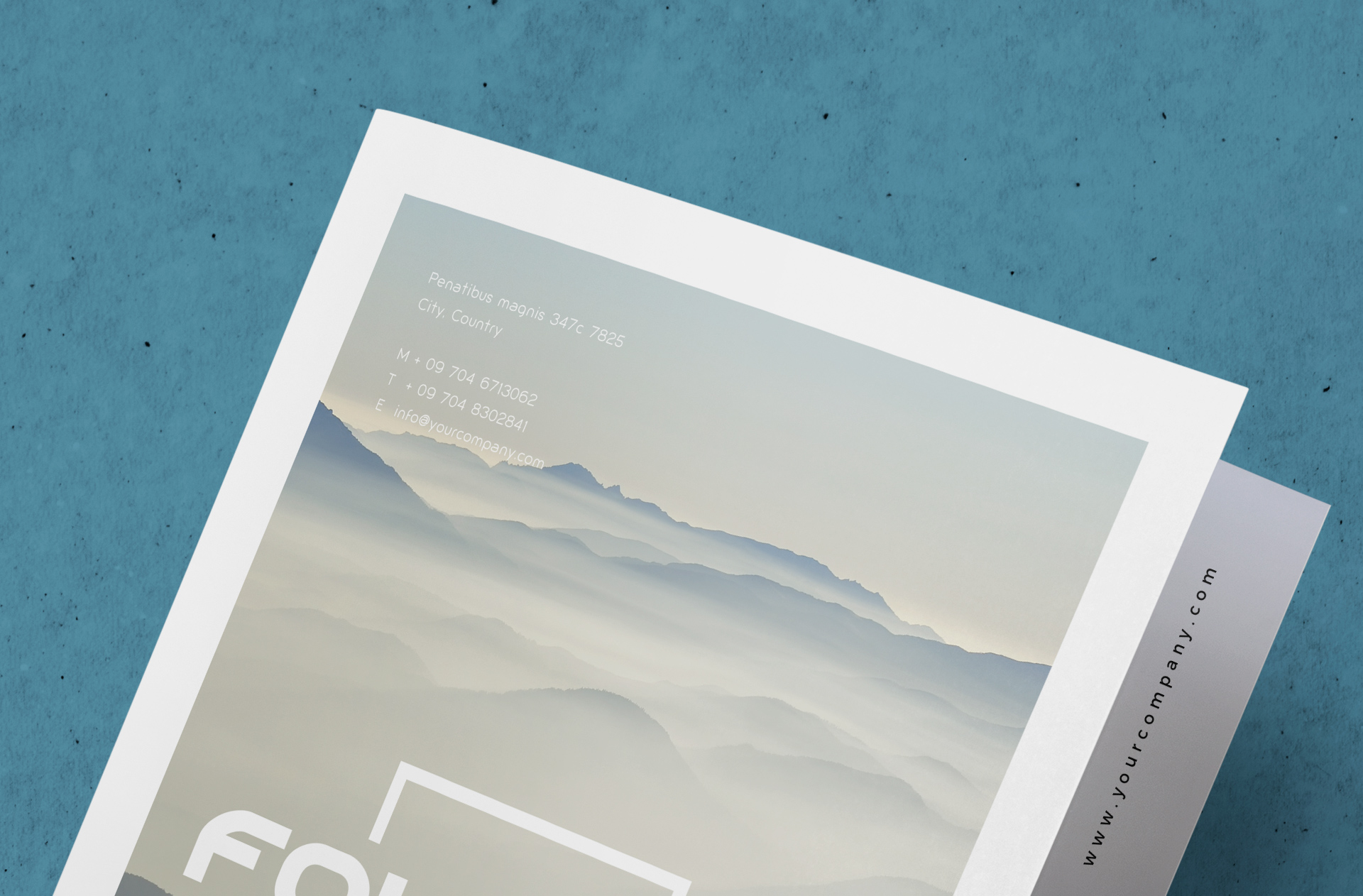 A5 flyer mockup