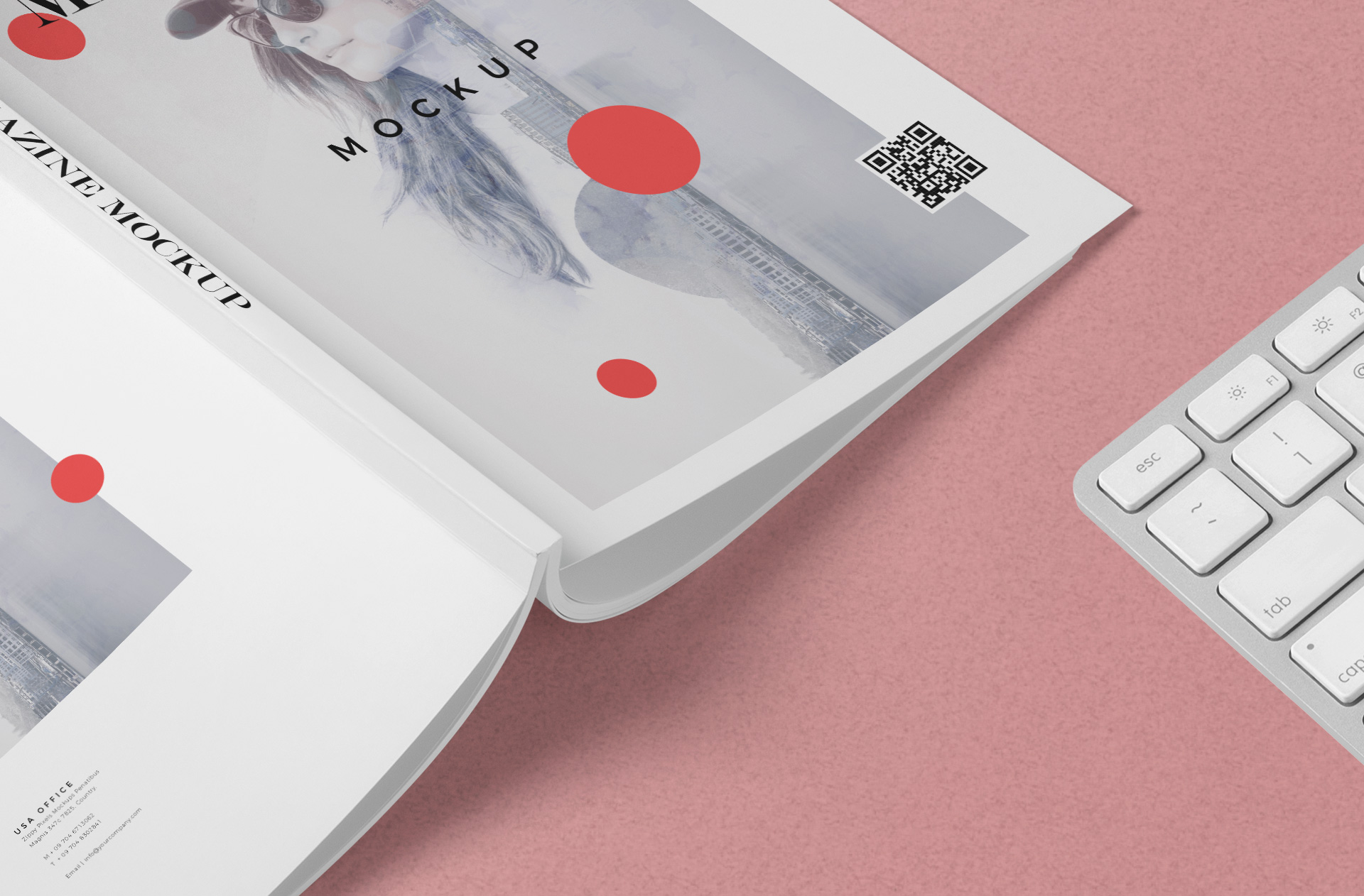 A4 magazine mockup