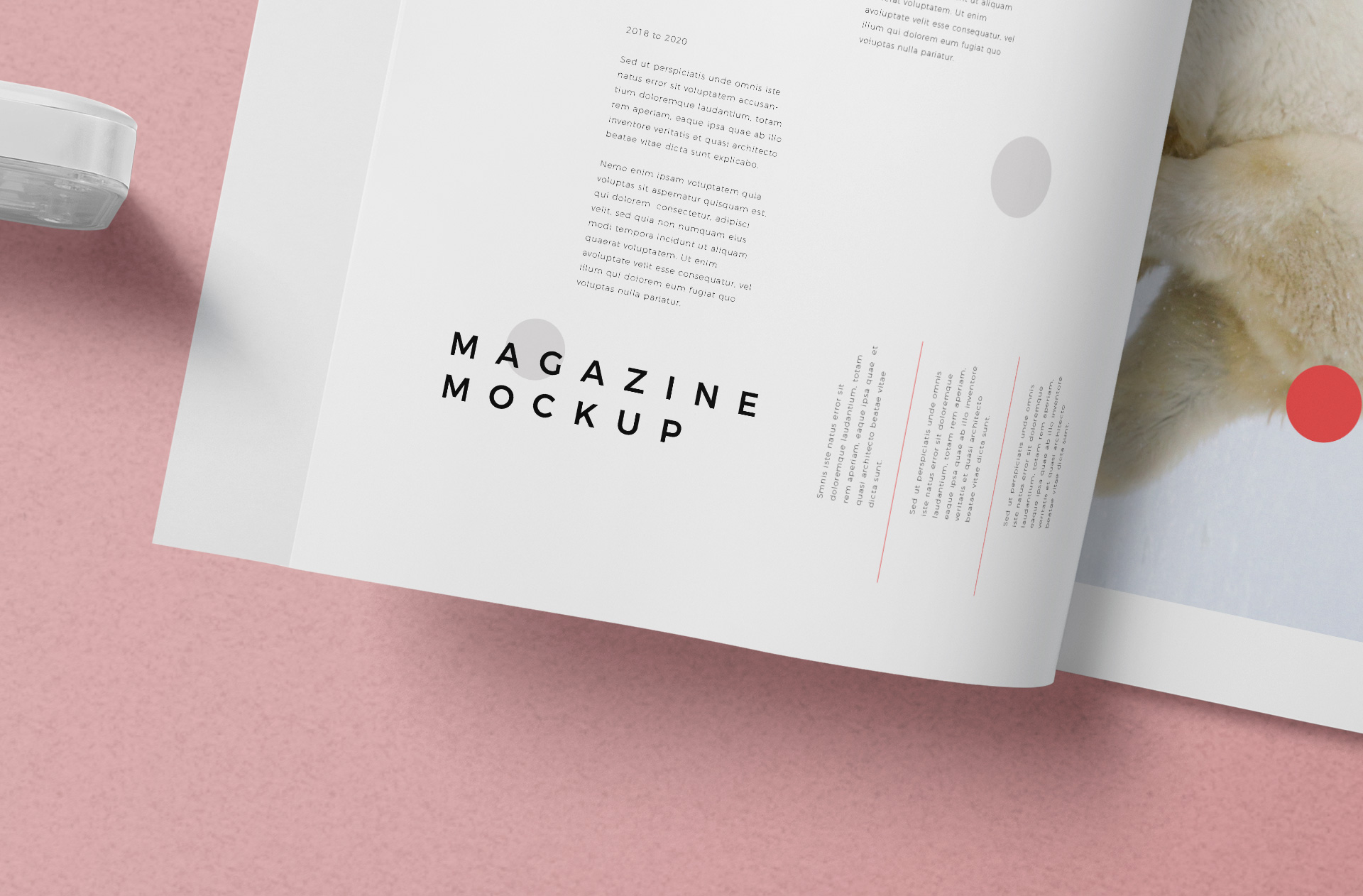A4 magazine mockup