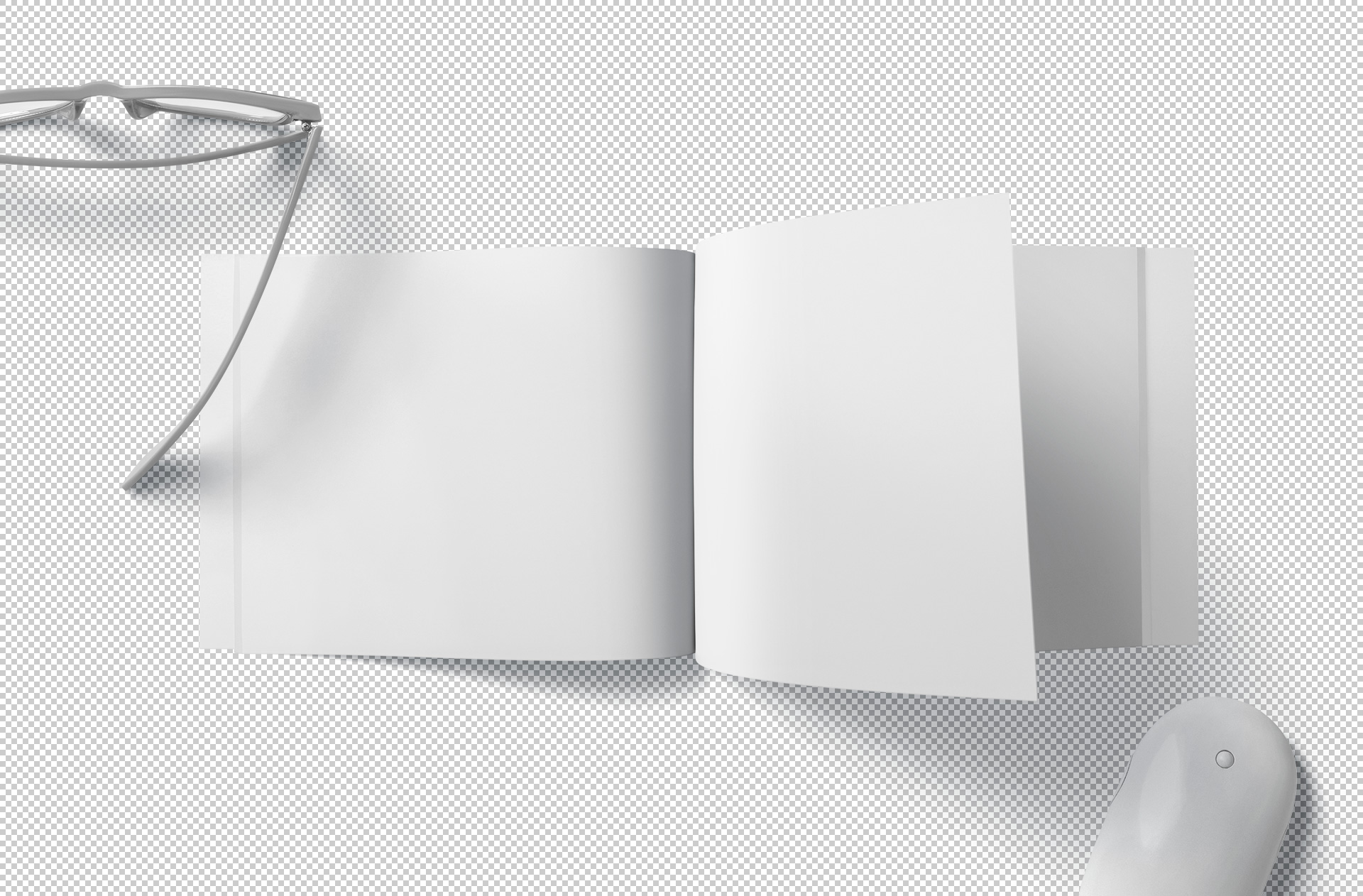 A4 landscape mockup