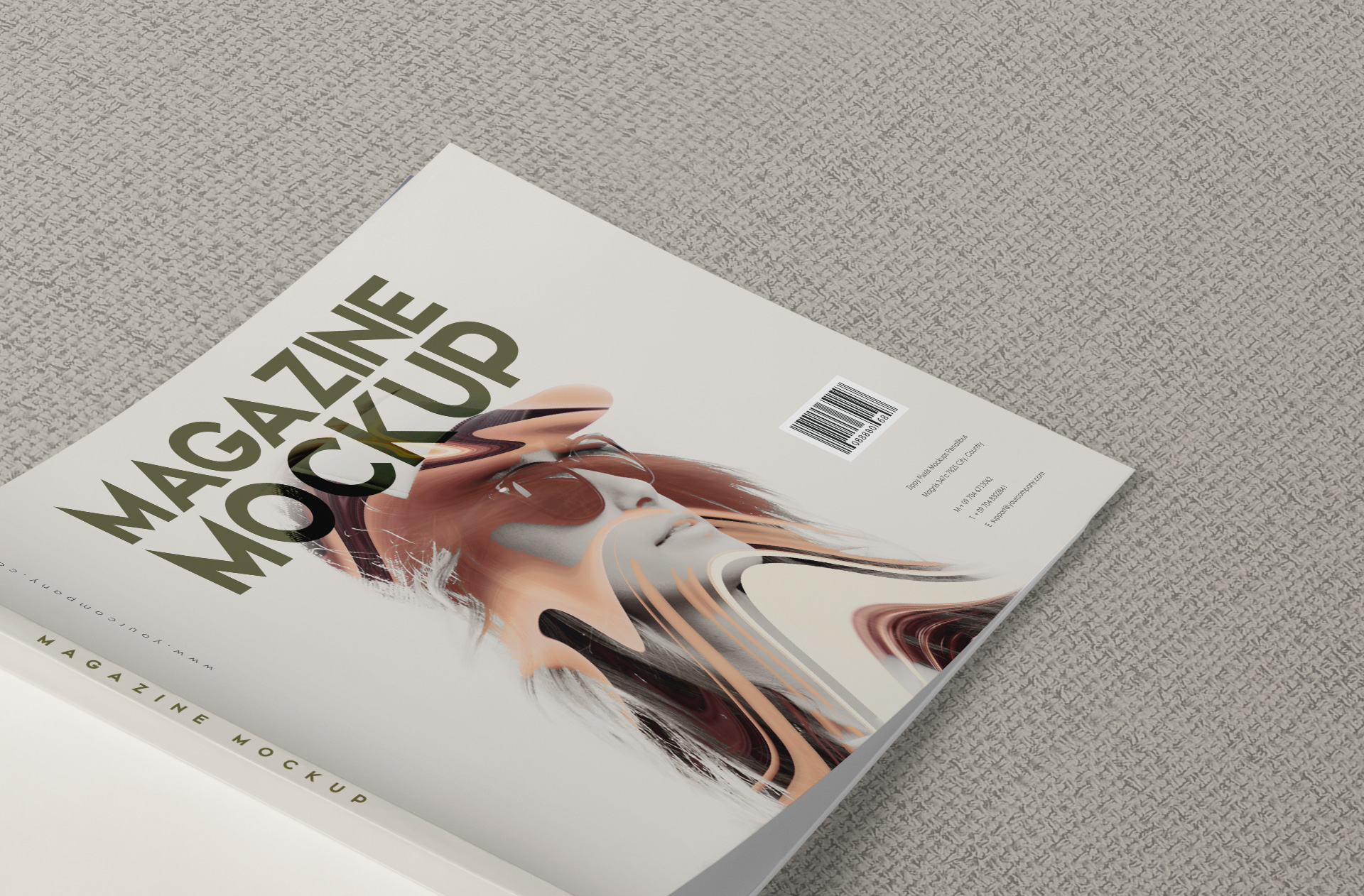A4 magazine mockup
