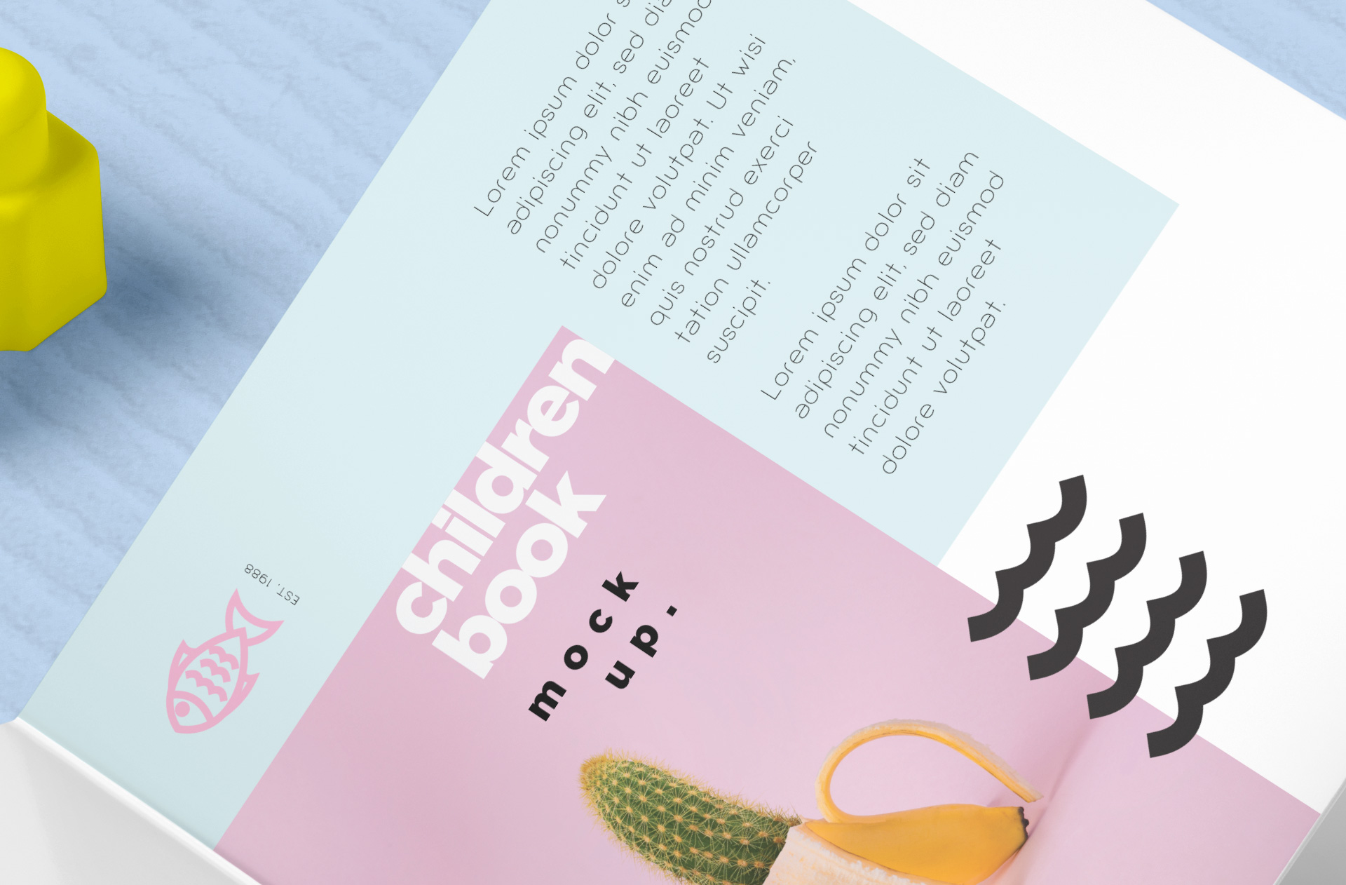 a5 book mockup