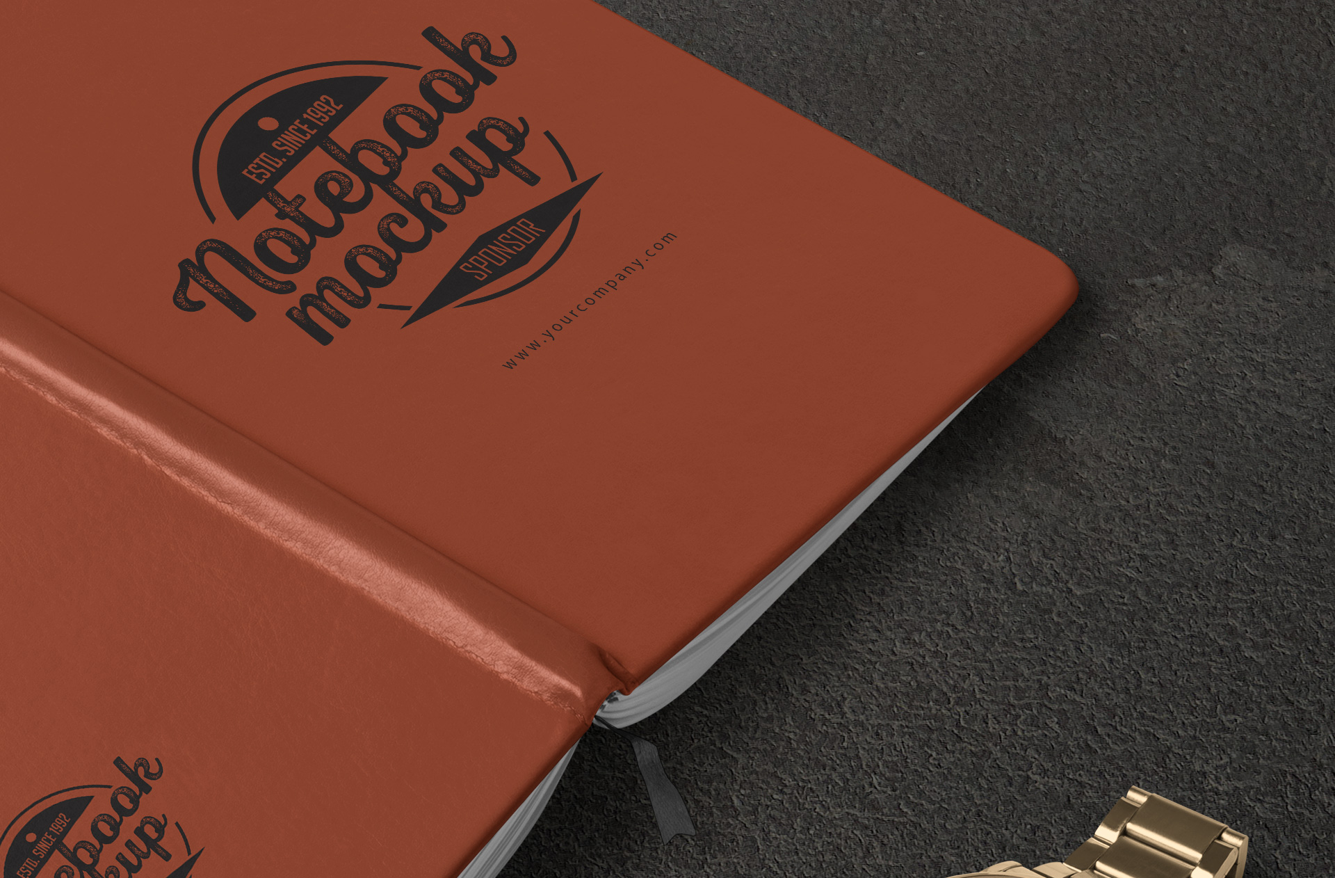book branding mockup