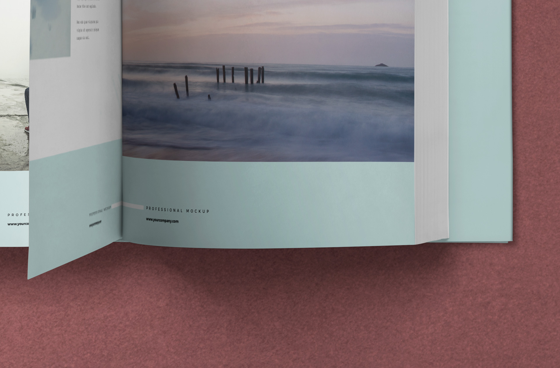 a5 book mockup