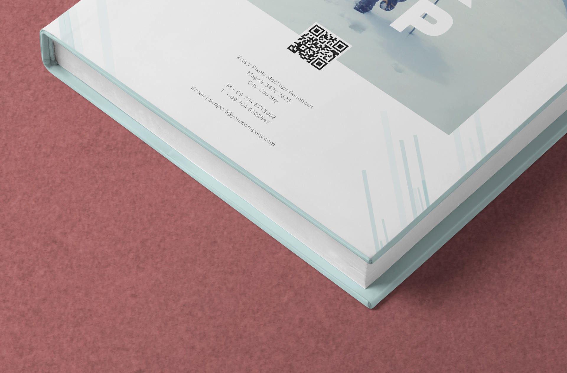 a5 book mockup