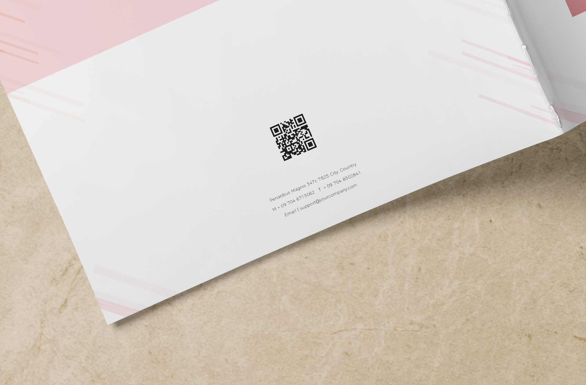 A5 softcover mockup