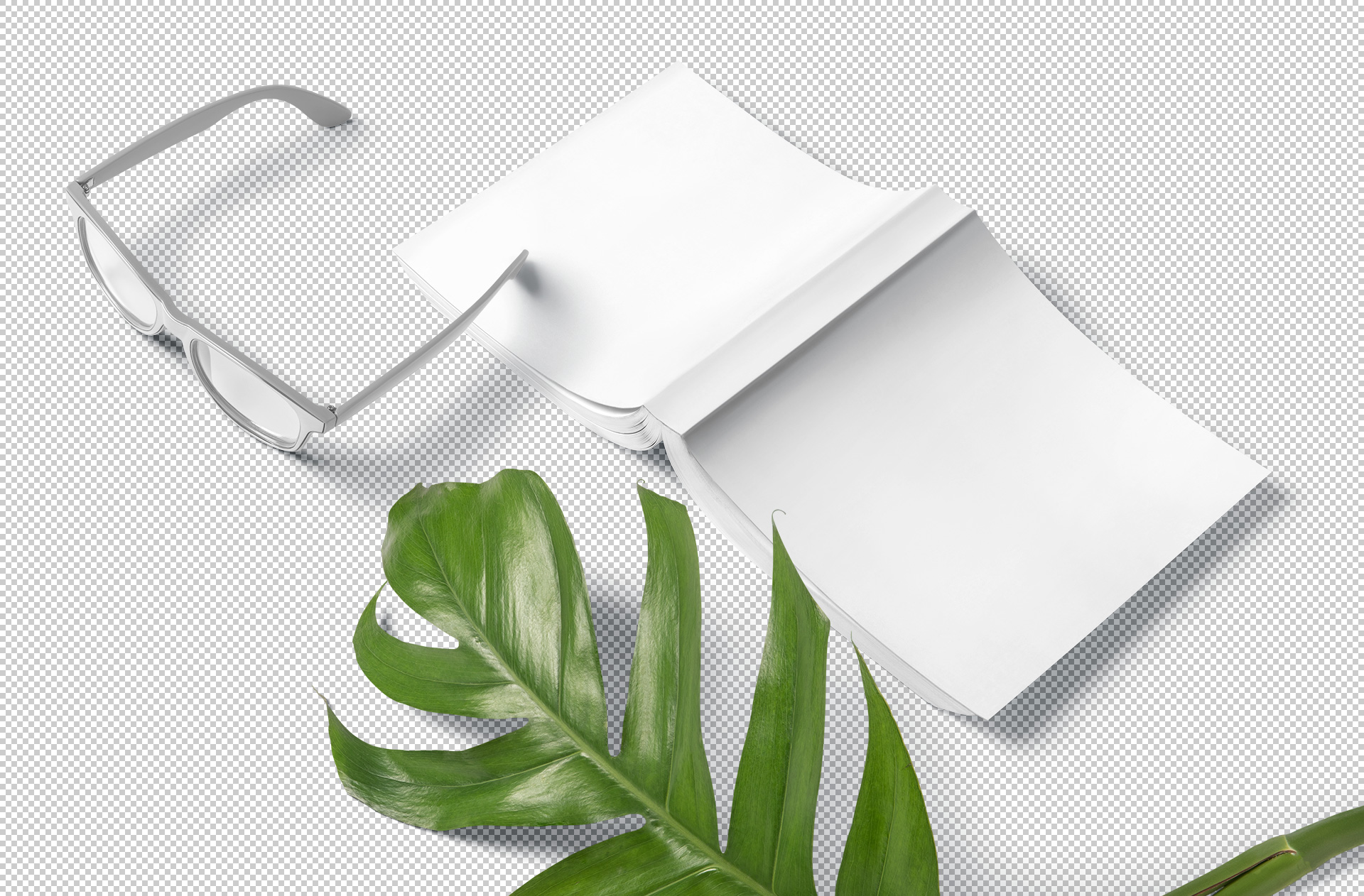 A4 square book mockup