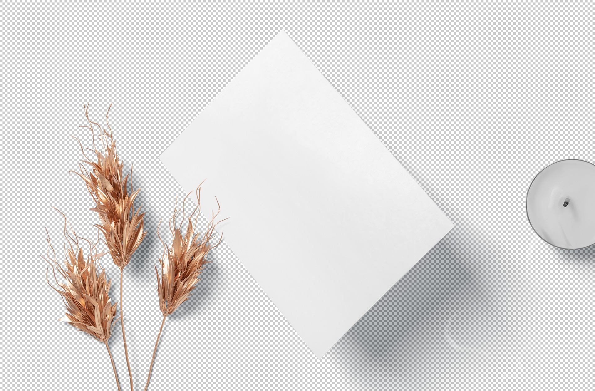 colorful postcard mockup
