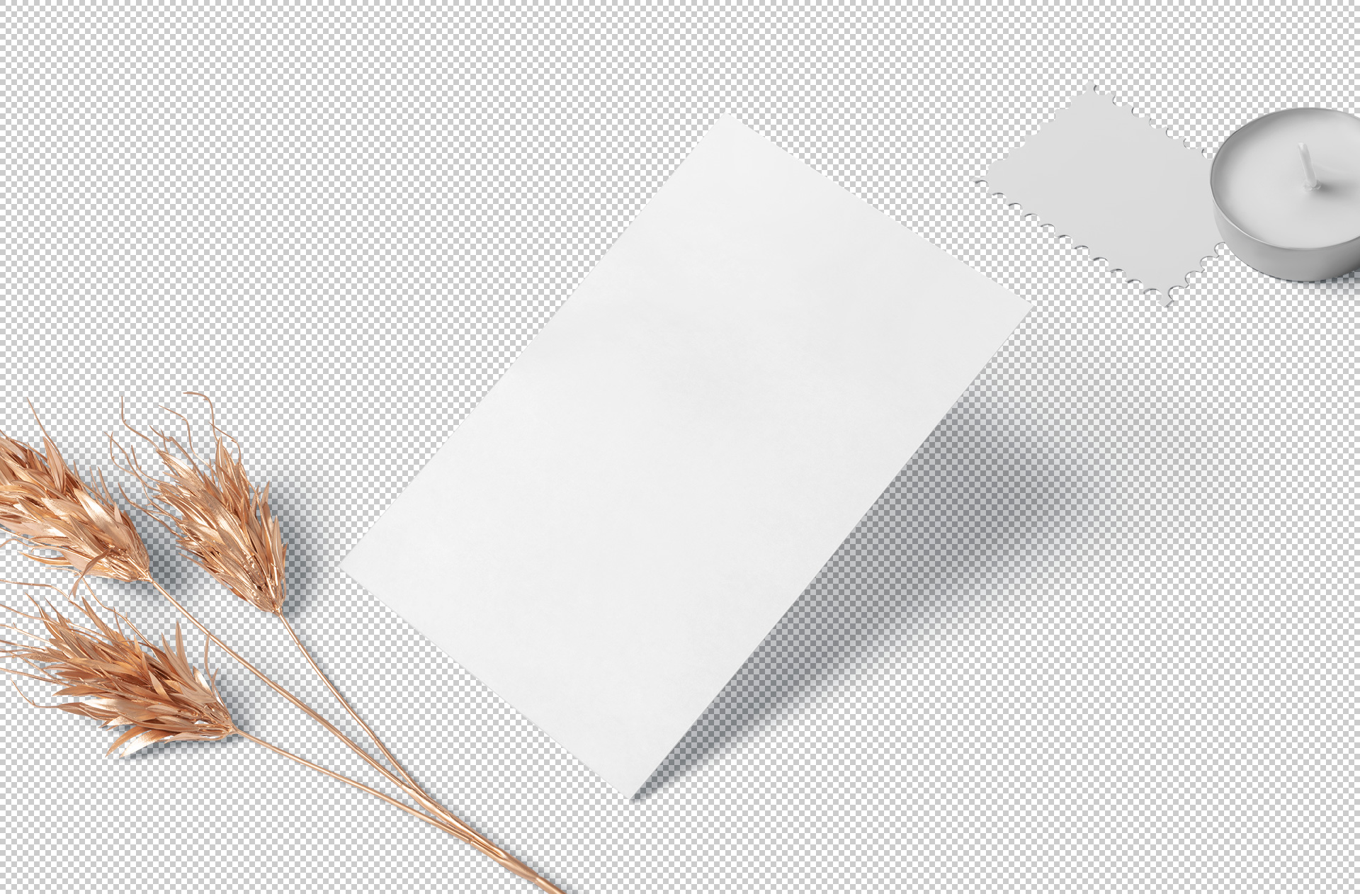 clean postcard layout