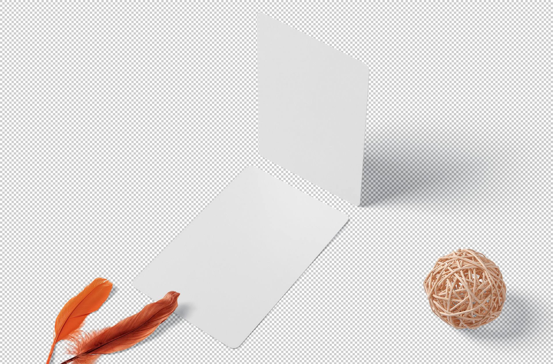 bridal shower card mockup