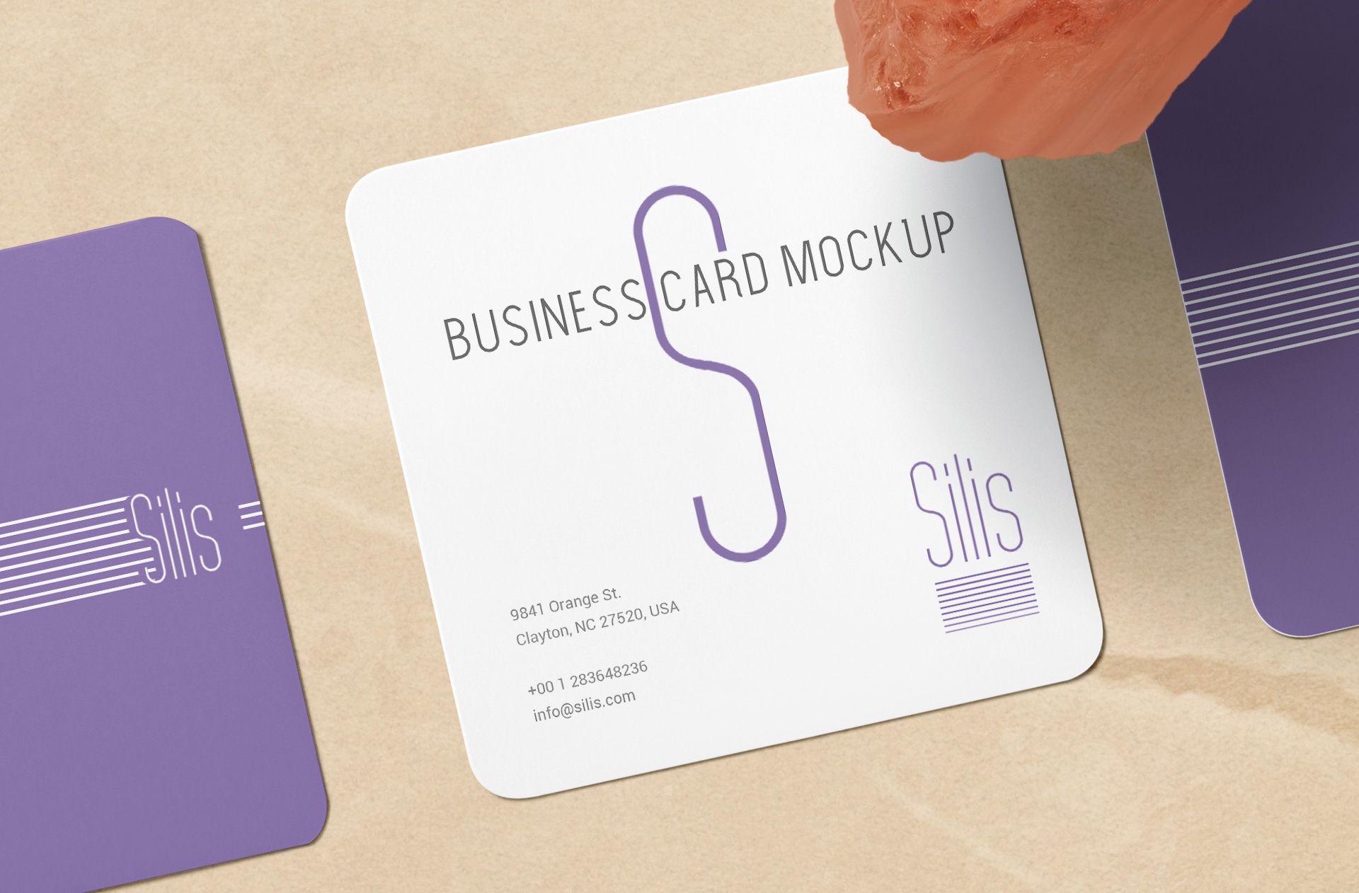 branding identity square PSD