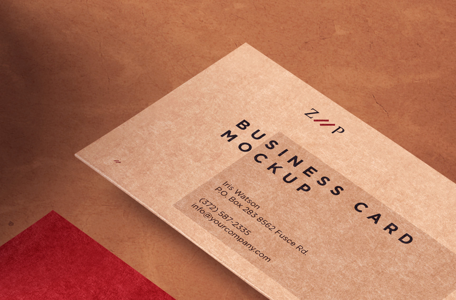business card mock-up