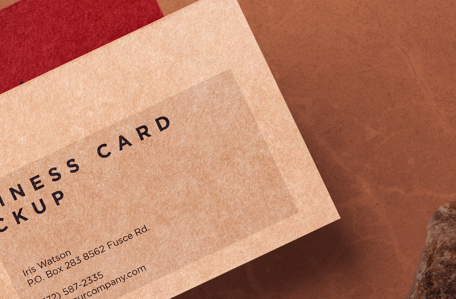 business card mock-up