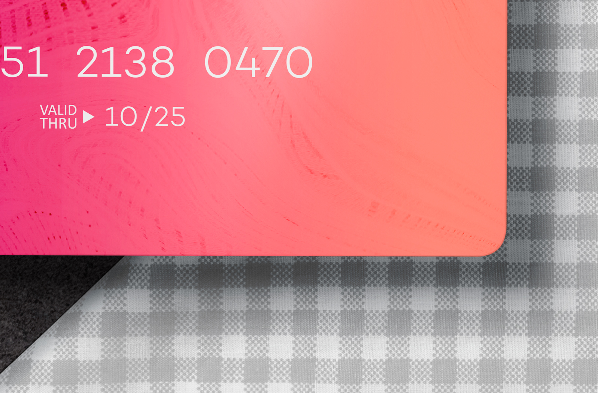 bank card mockup