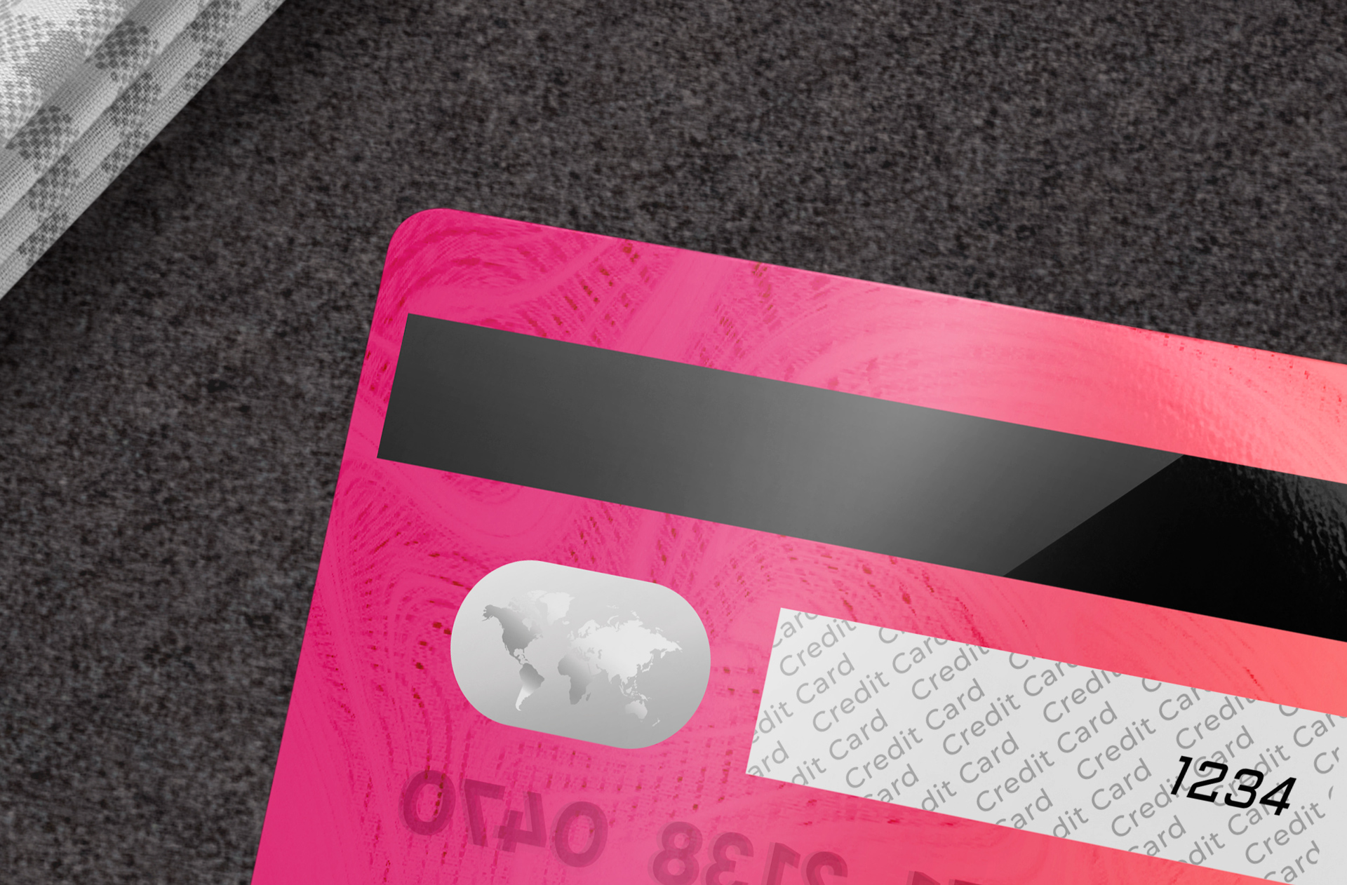 credit card mockup