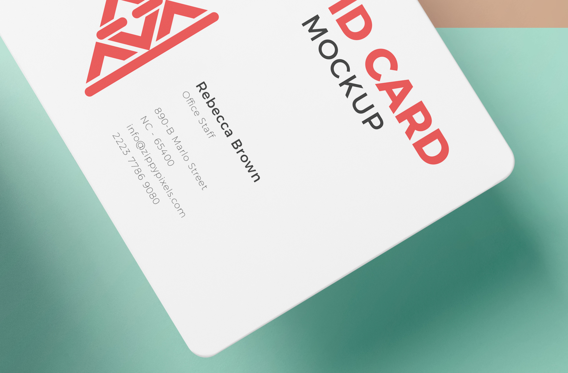 business ID card mock-up