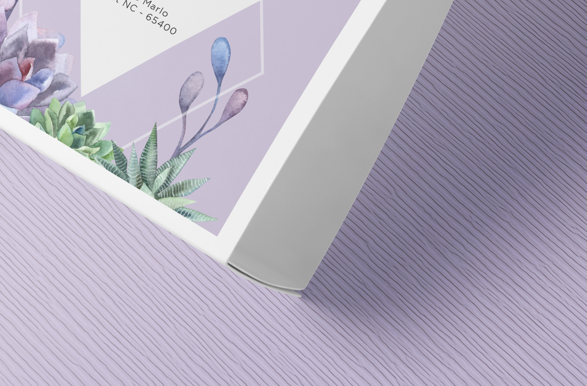 advertising table tent PSD
