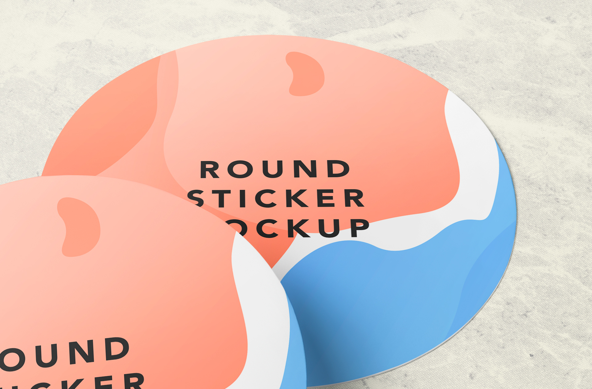 adhesive label design PSD