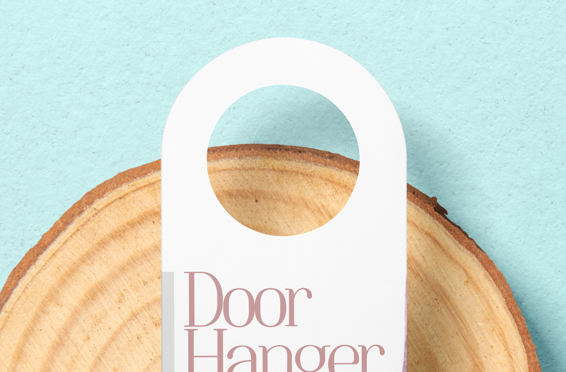business door hanger PSD