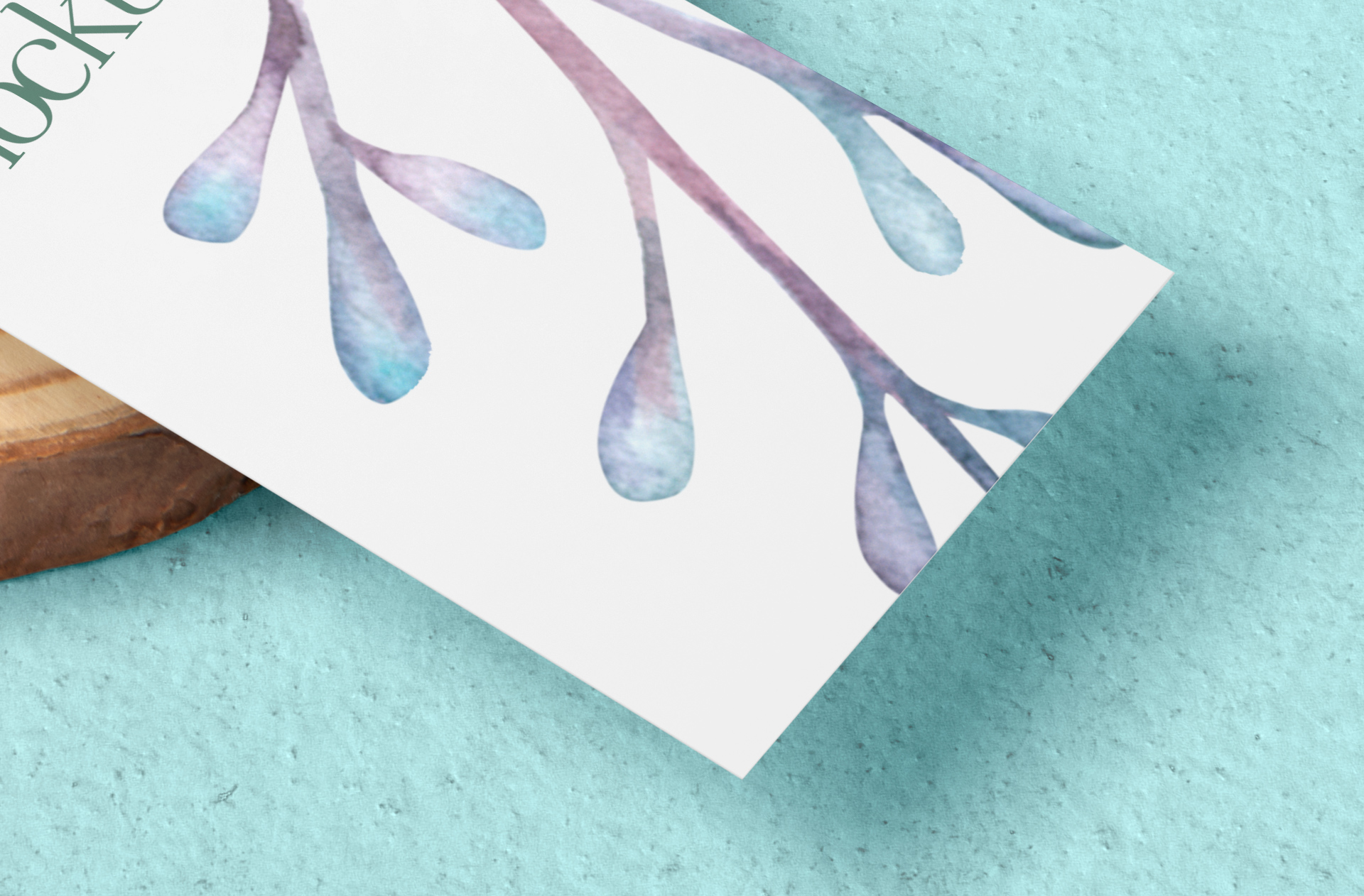 business door hanger mockup