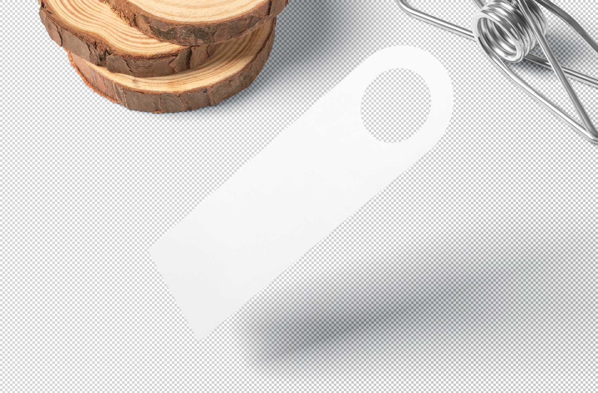 door hanger mockup