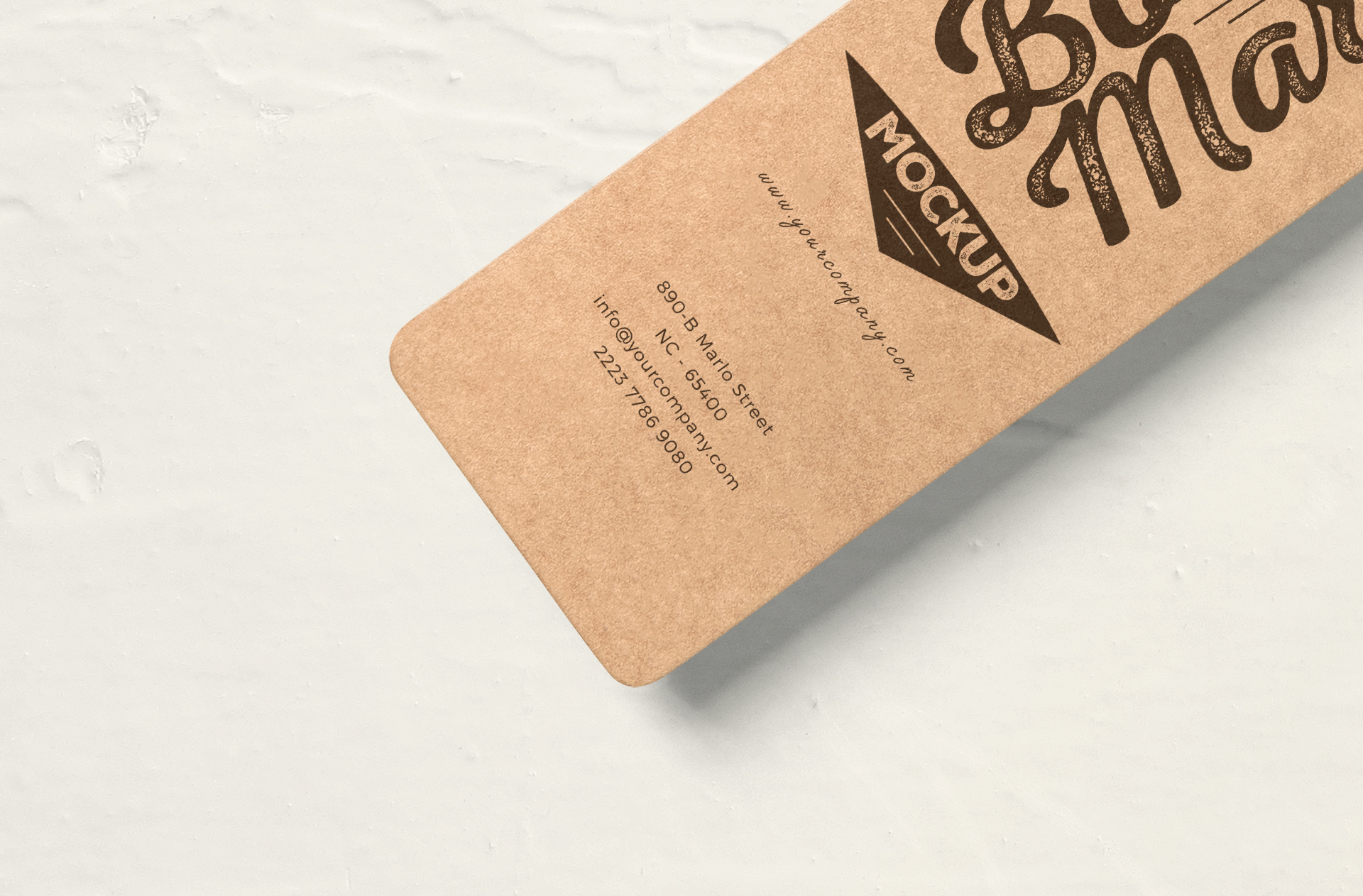 bookmark mockup