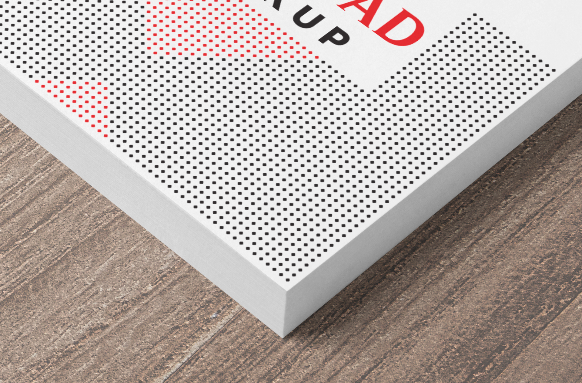 corporate memo pad mockup