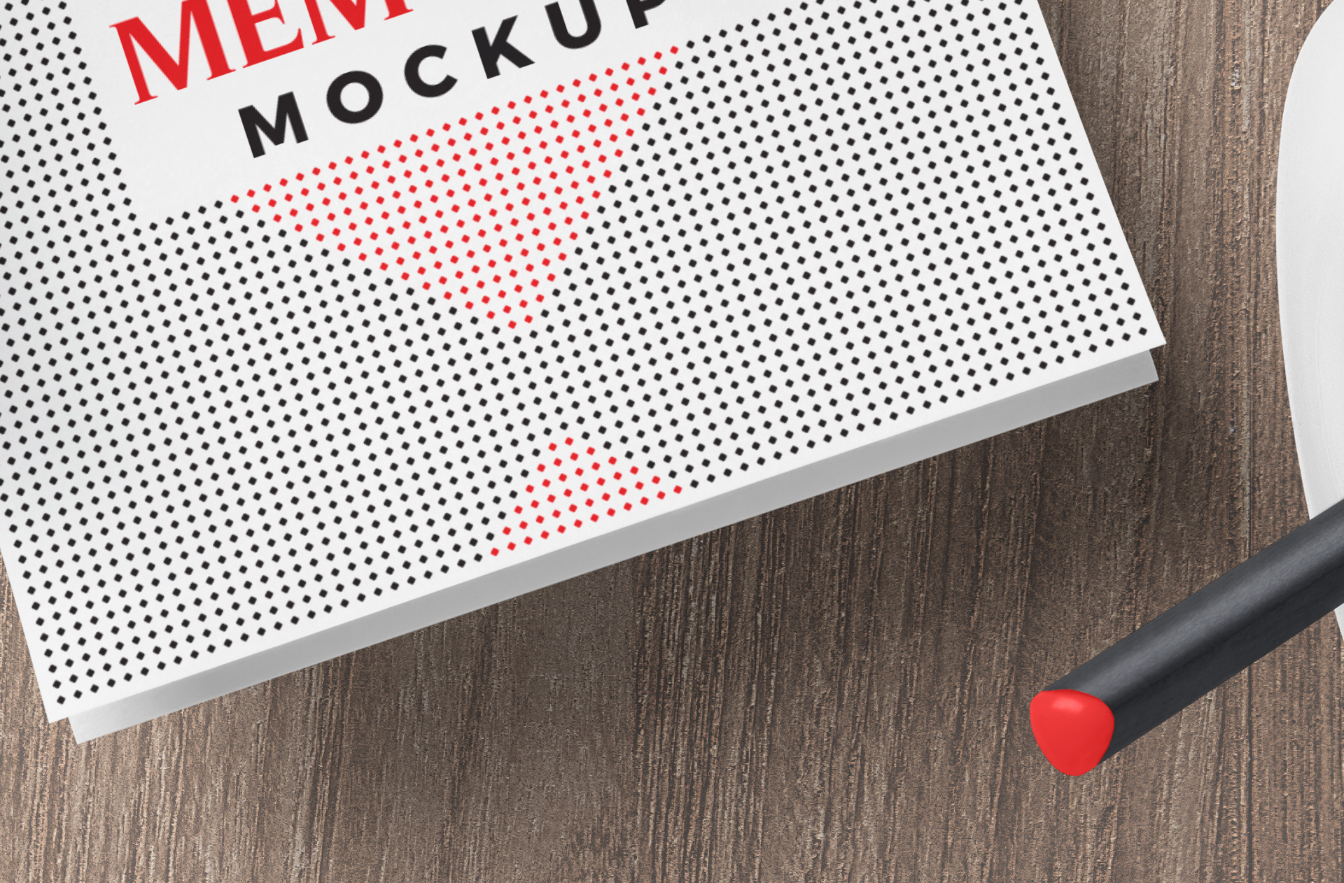 business memo pad design