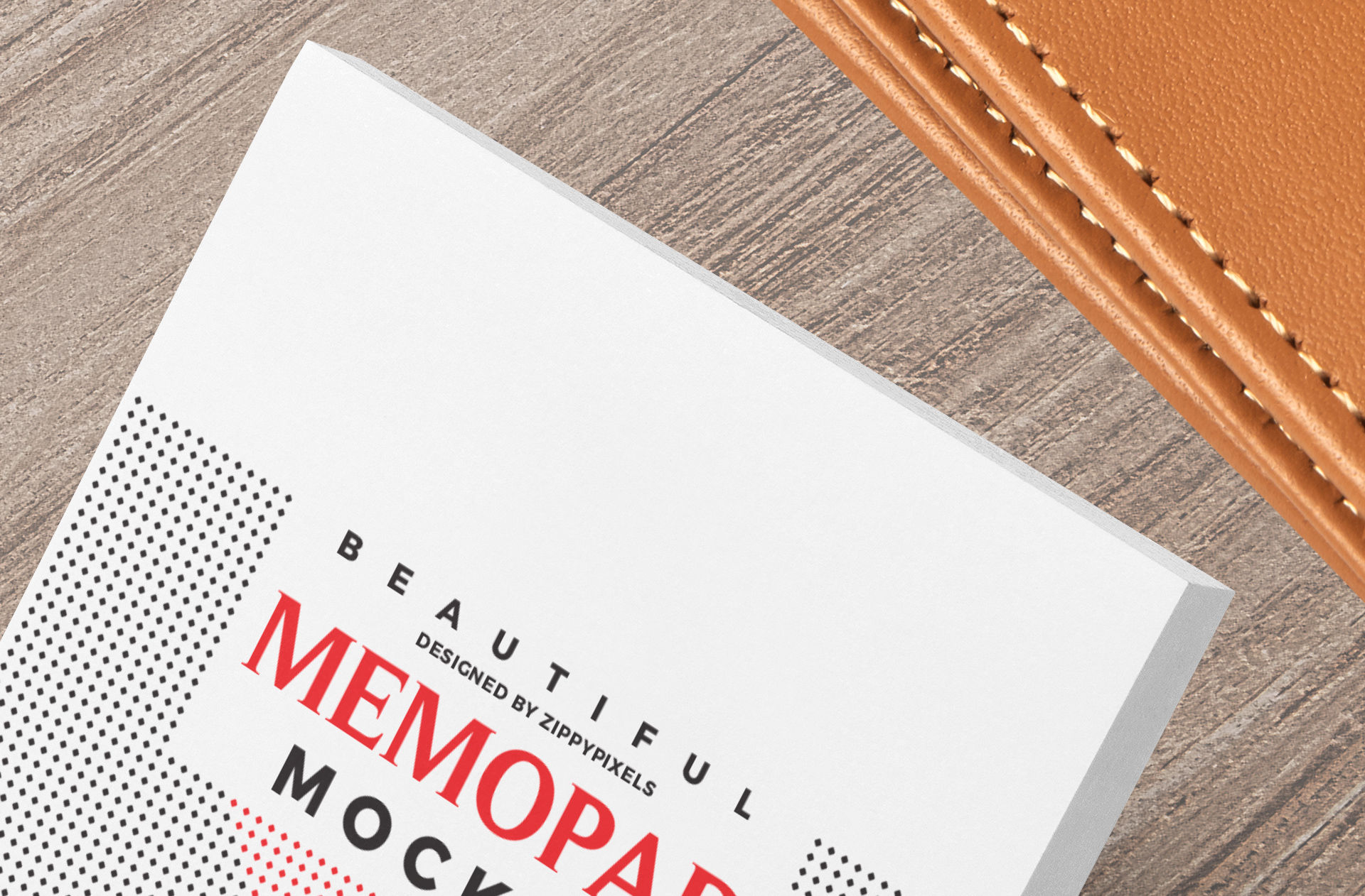business memo pad design