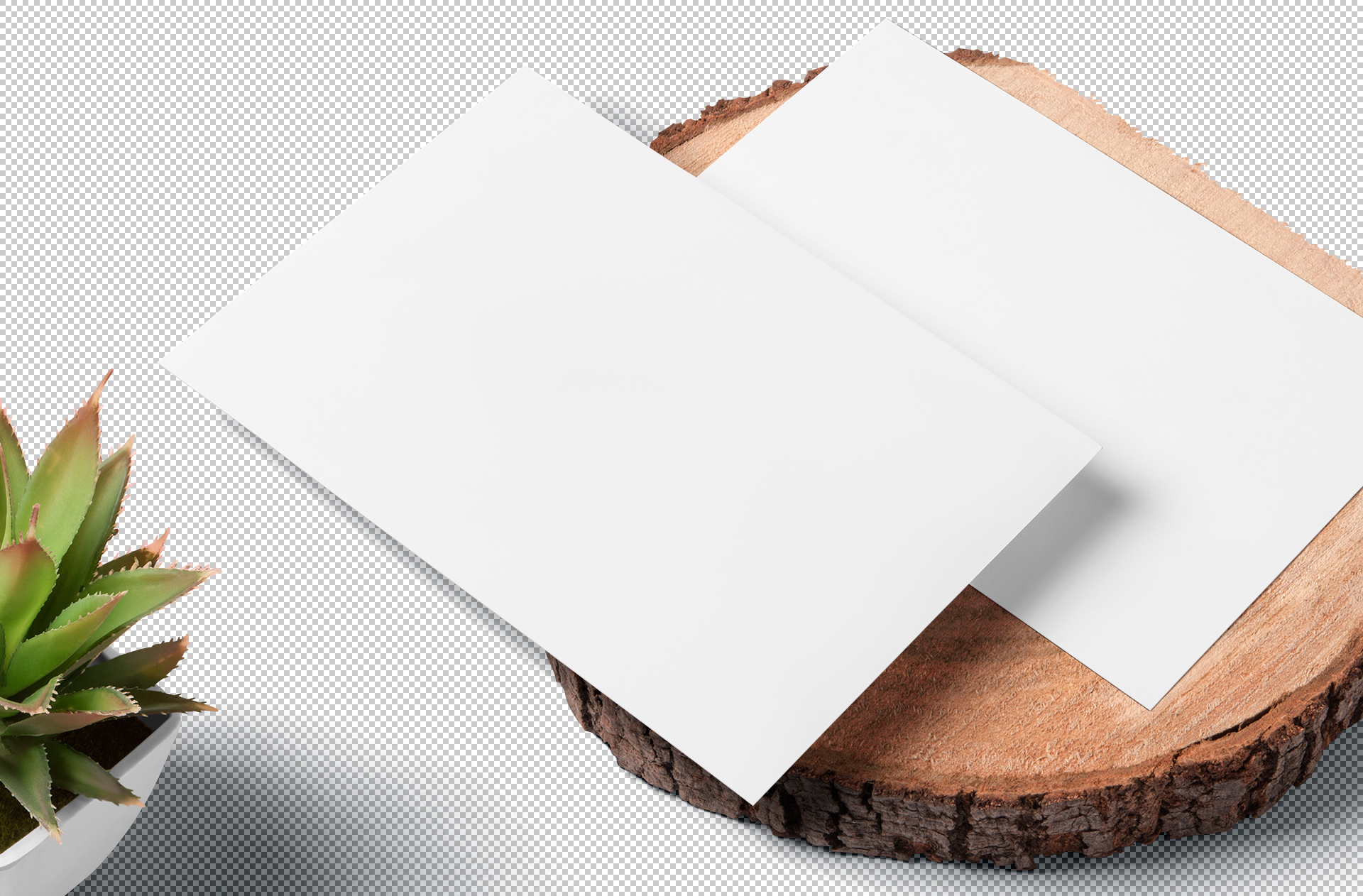 clean postcard PSD