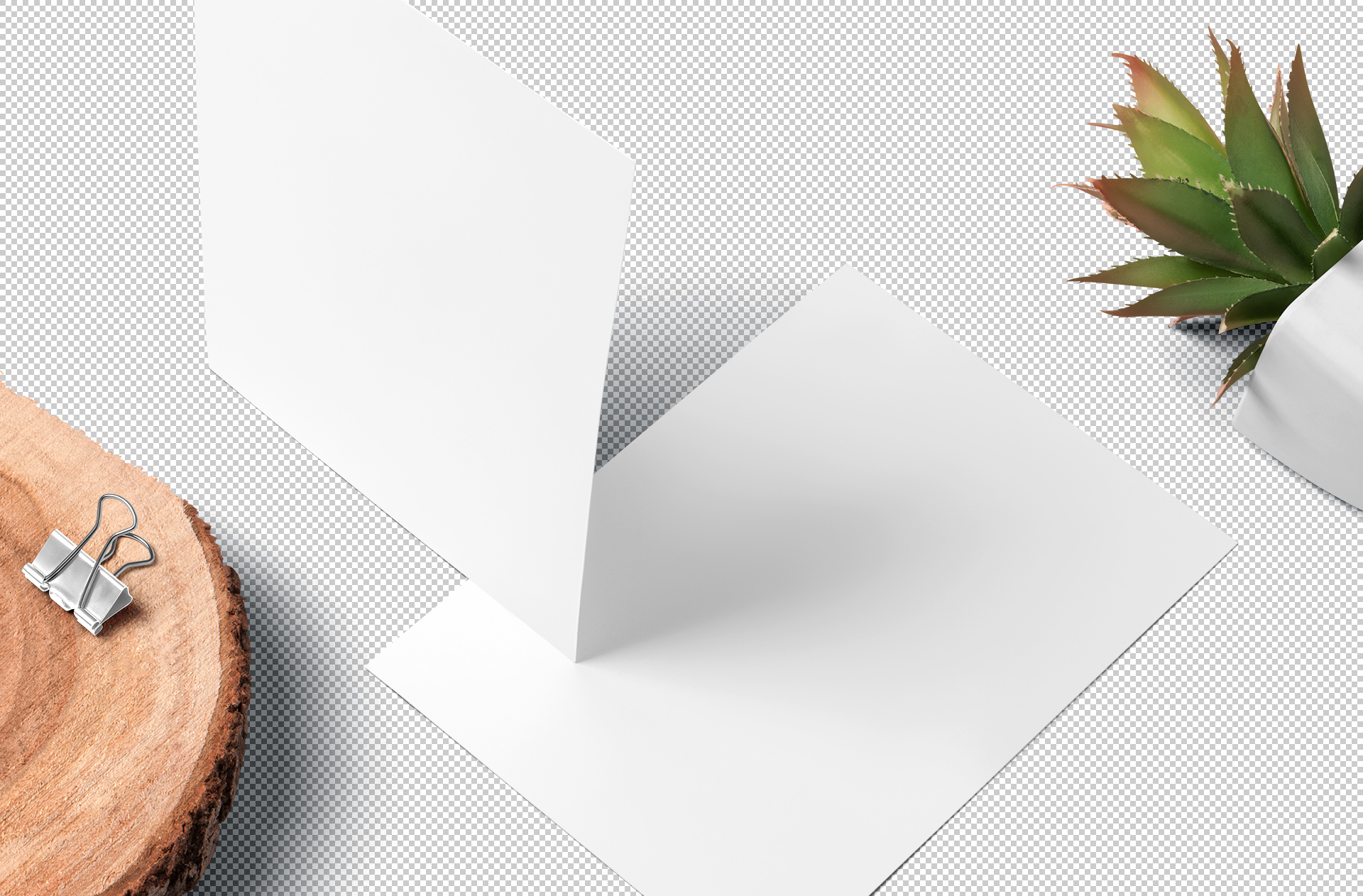clean layout postcard design