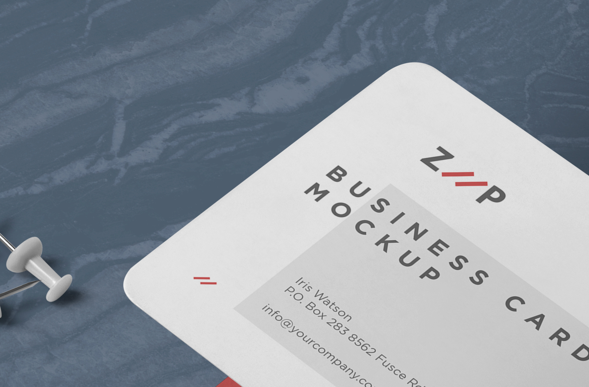 business card mockup