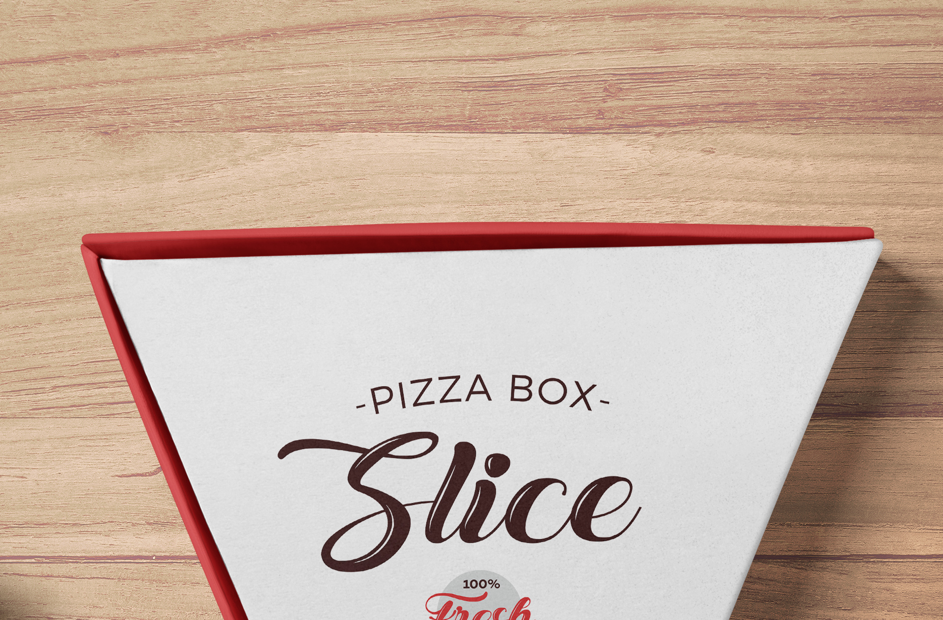 cardboard food box mockup