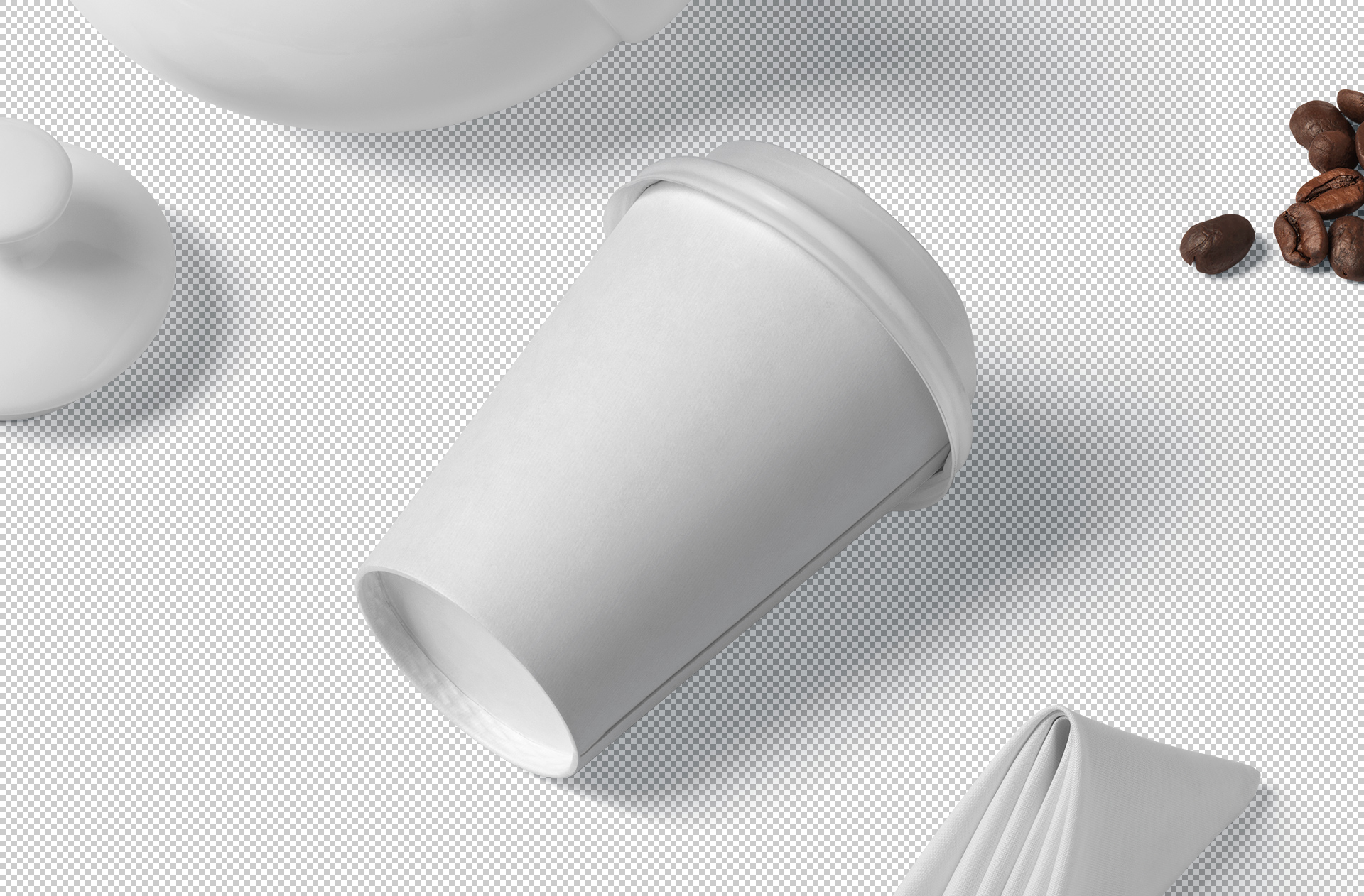 branding cup PSD