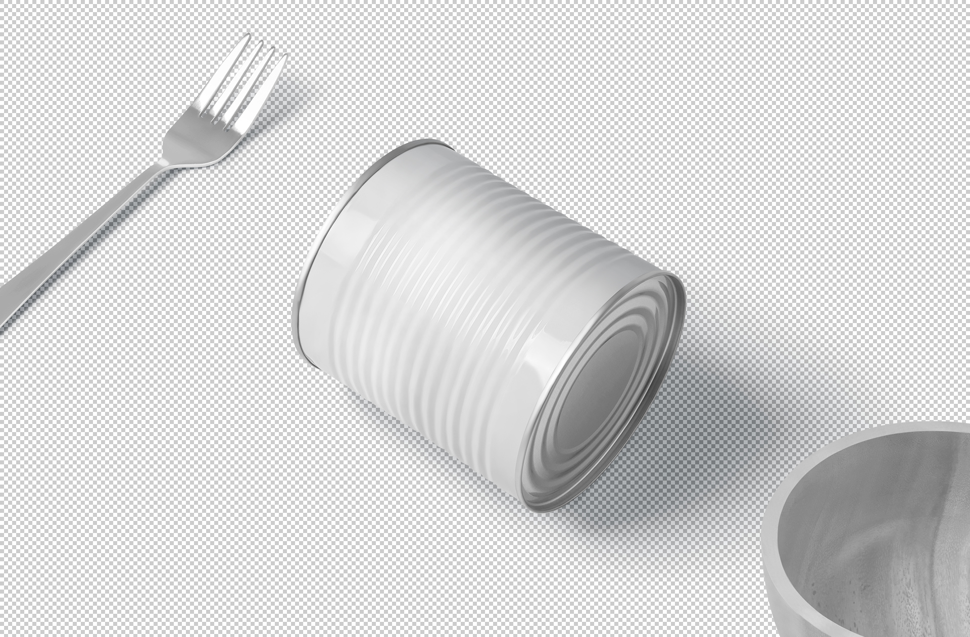 beverage tin mockup