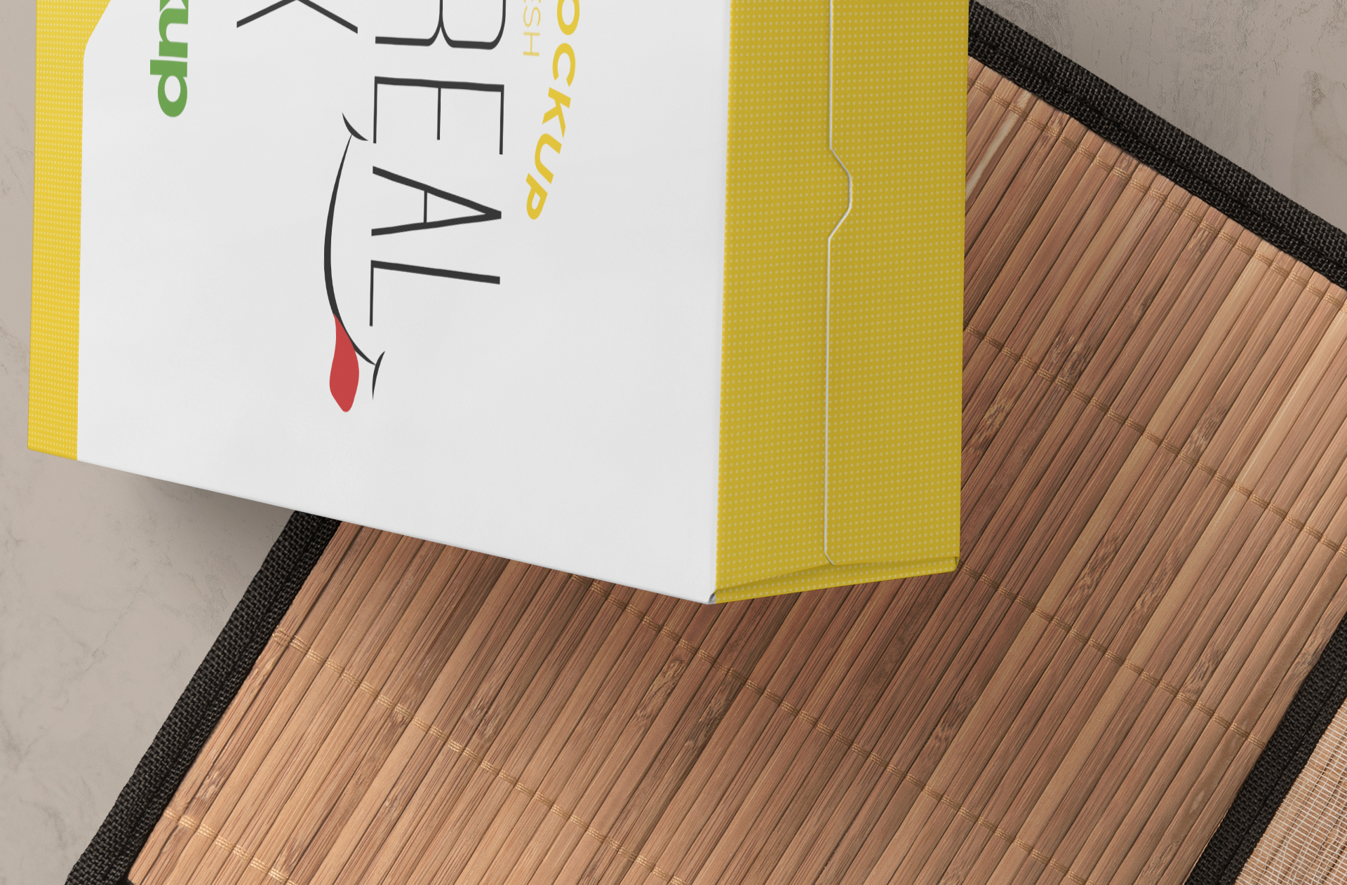 boxed food PSD