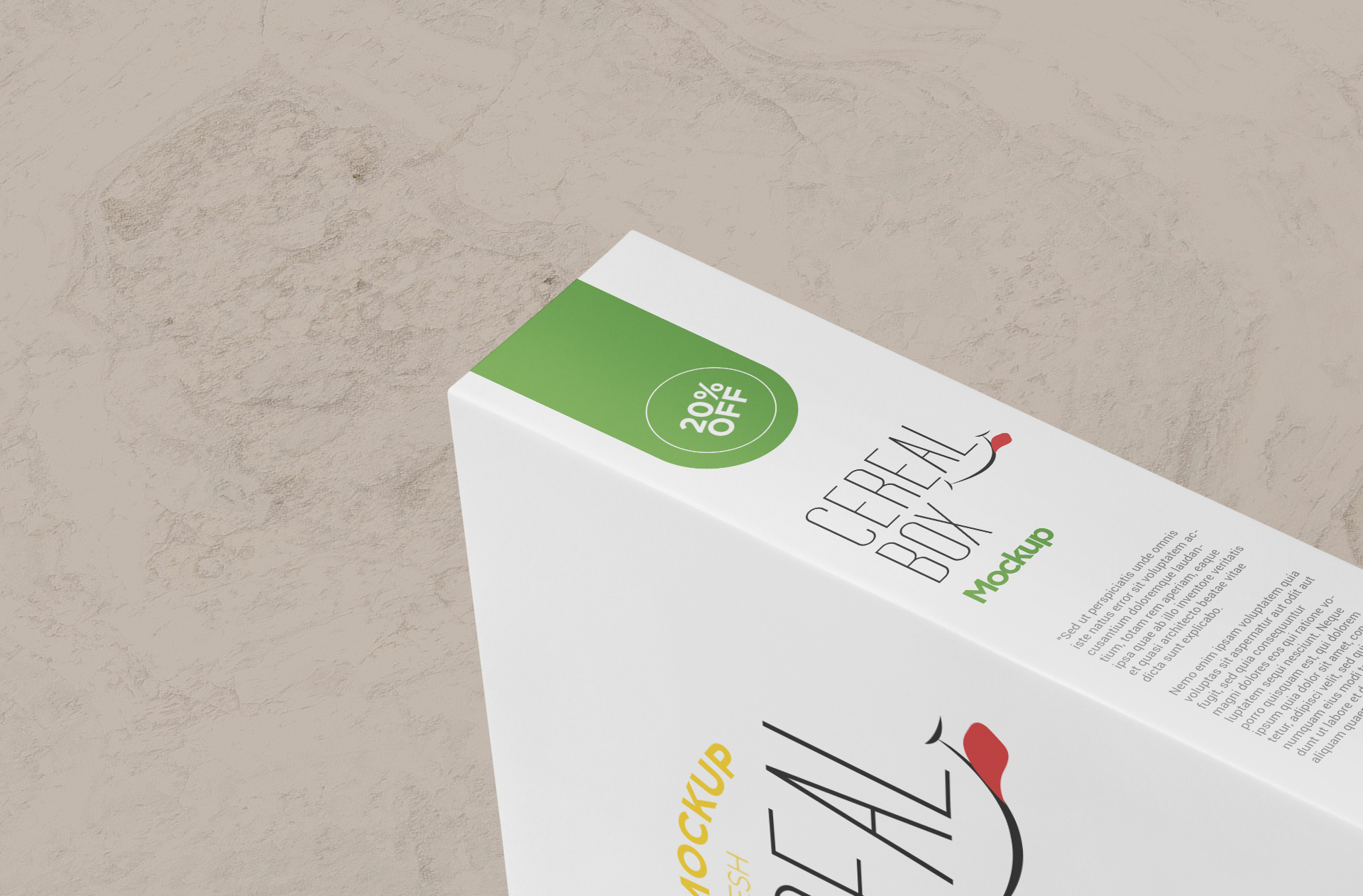 customizable packaging mock-up
