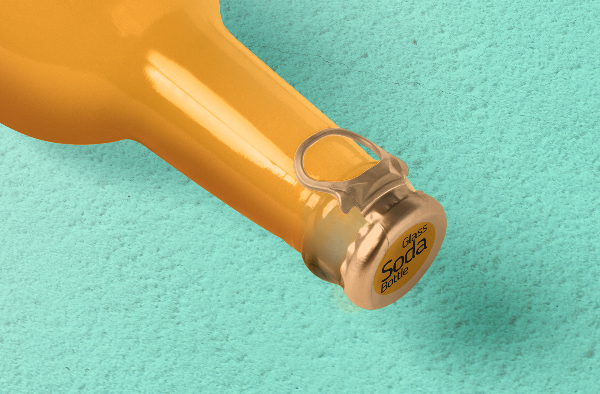 photorealistic drink branding