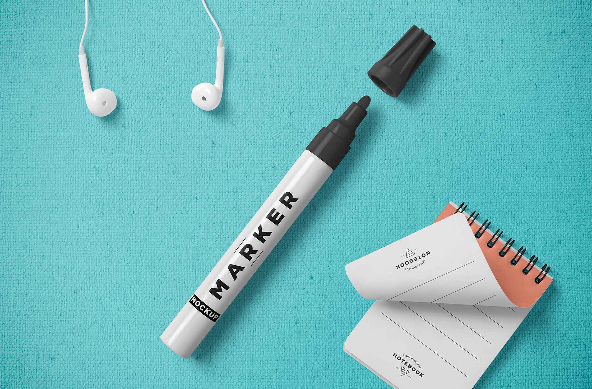Vertical Marker Mockup – Professional Display