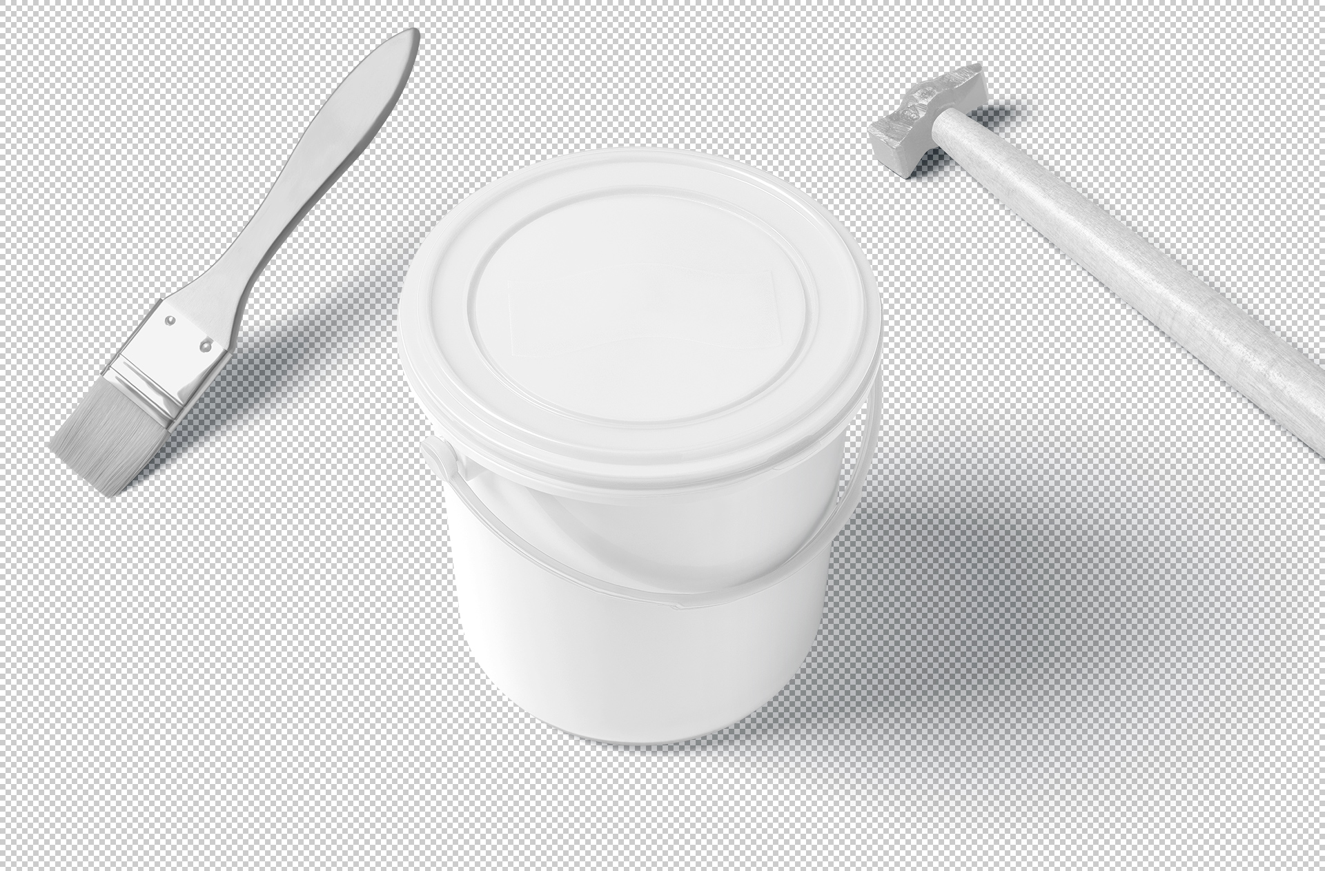 10L bucket mockup