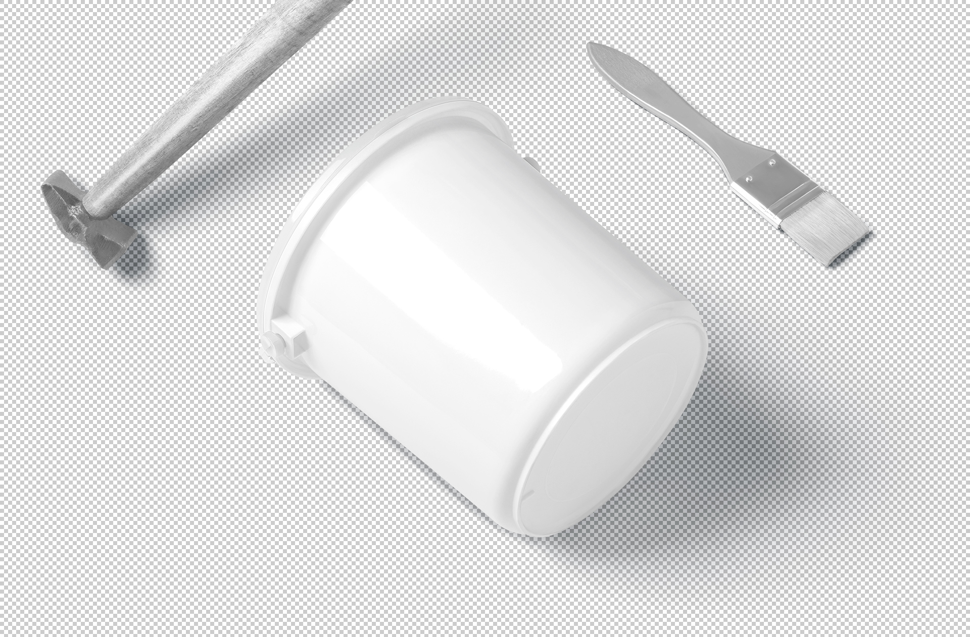 10L bucket mockup