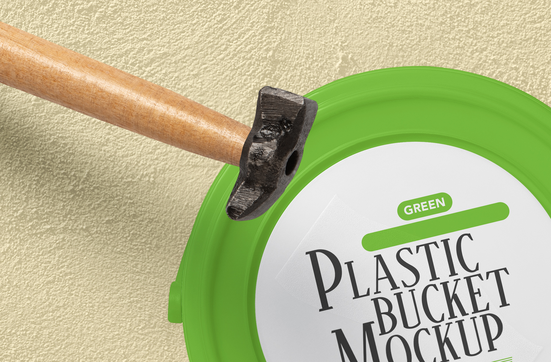 10L bucket mockup