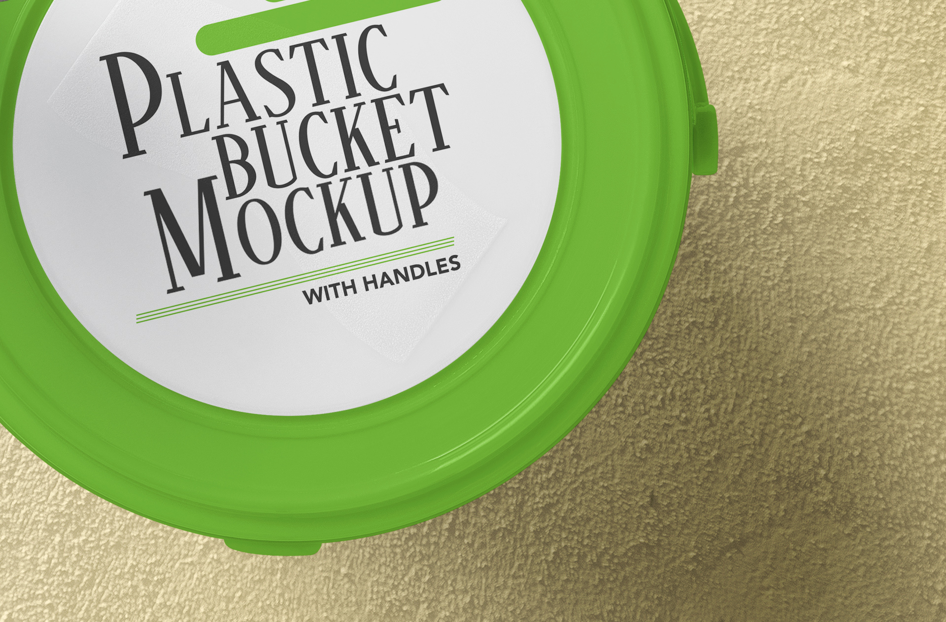 10L bucket mockup