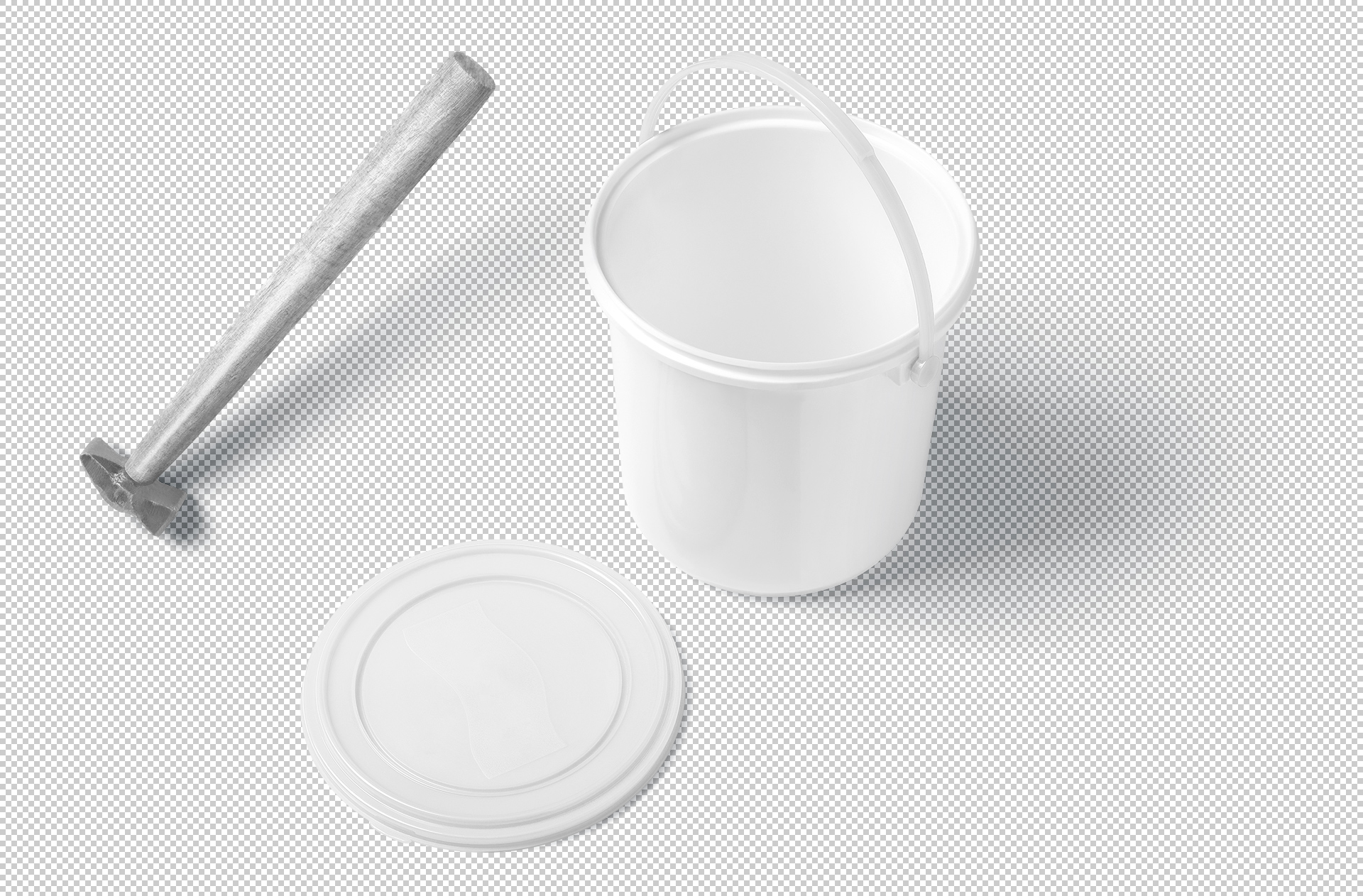 10L bucket mockup