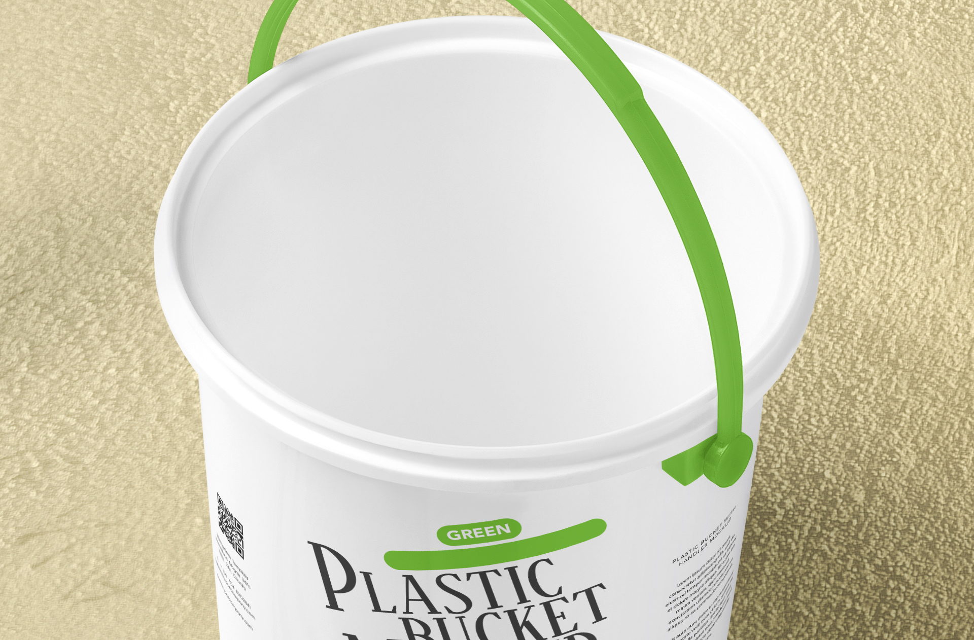10L bucket mockup